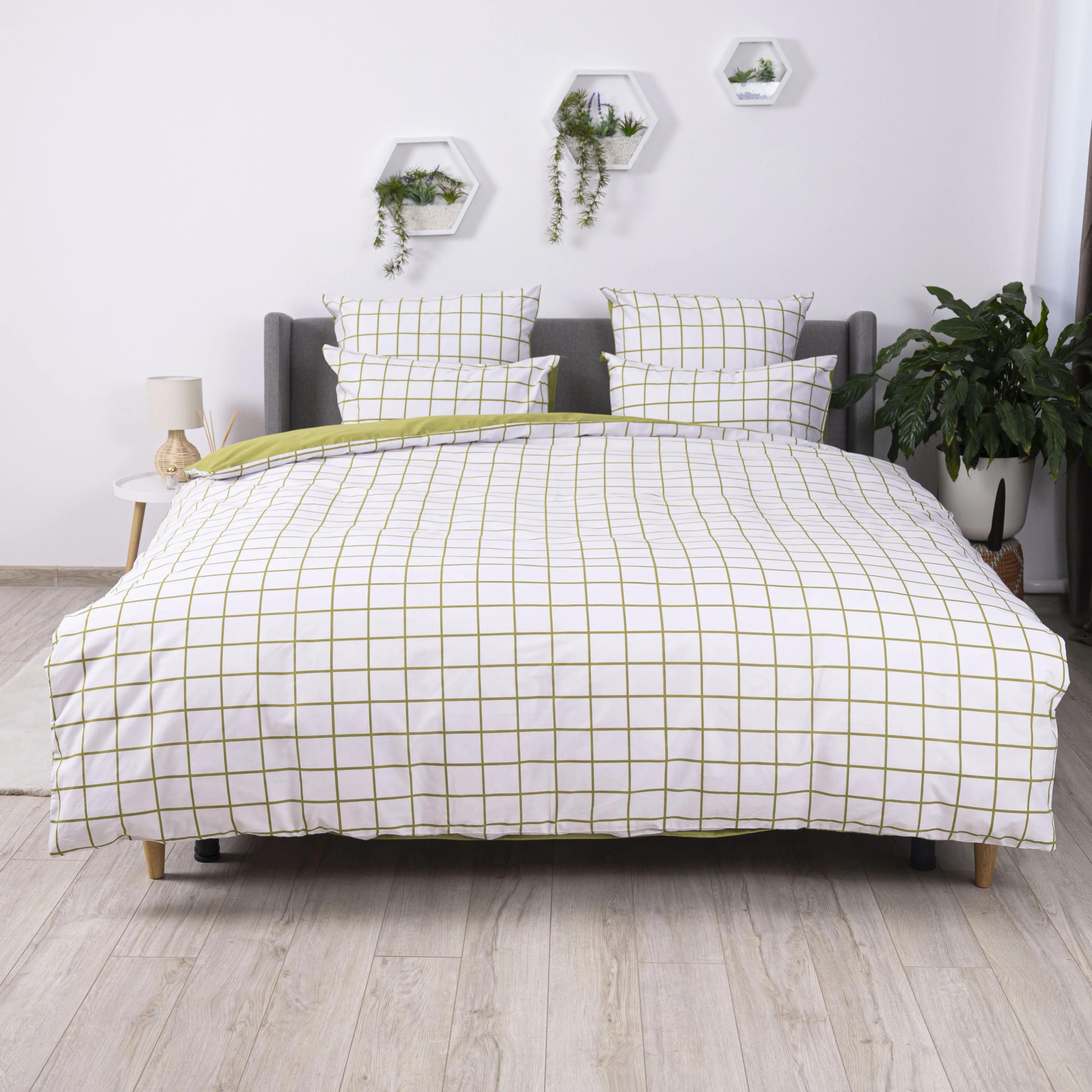Постільна білизна ТЕП "Happy Sleep" Olive Check, 50x70, євро - Фото 3