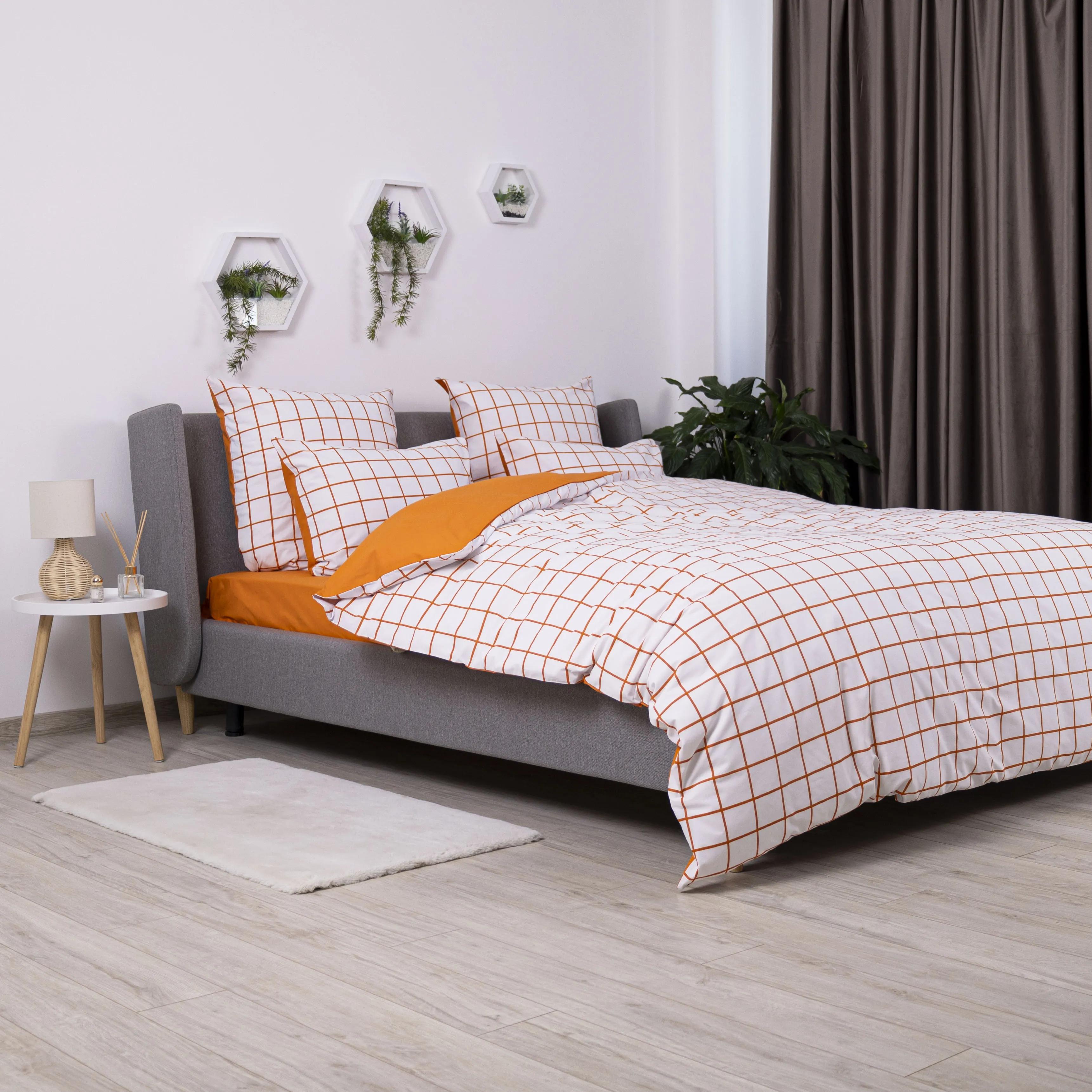 Постільна білизна ТЕП "Happy Sleep" Terracotta Check, 50x70, двоспальна - Фото 5