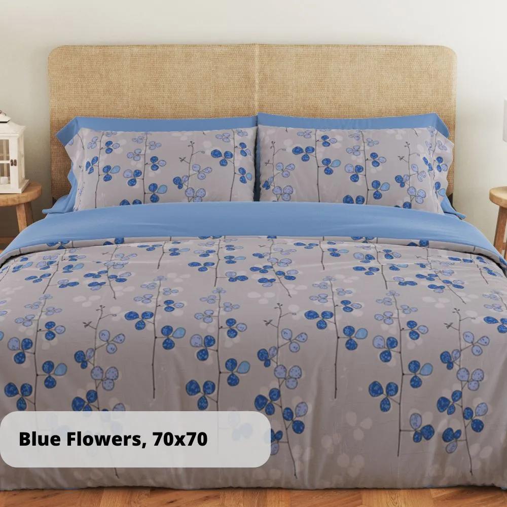 Постільна білизна ТЕП "Soft dreams" Blue Flowers, 70x70