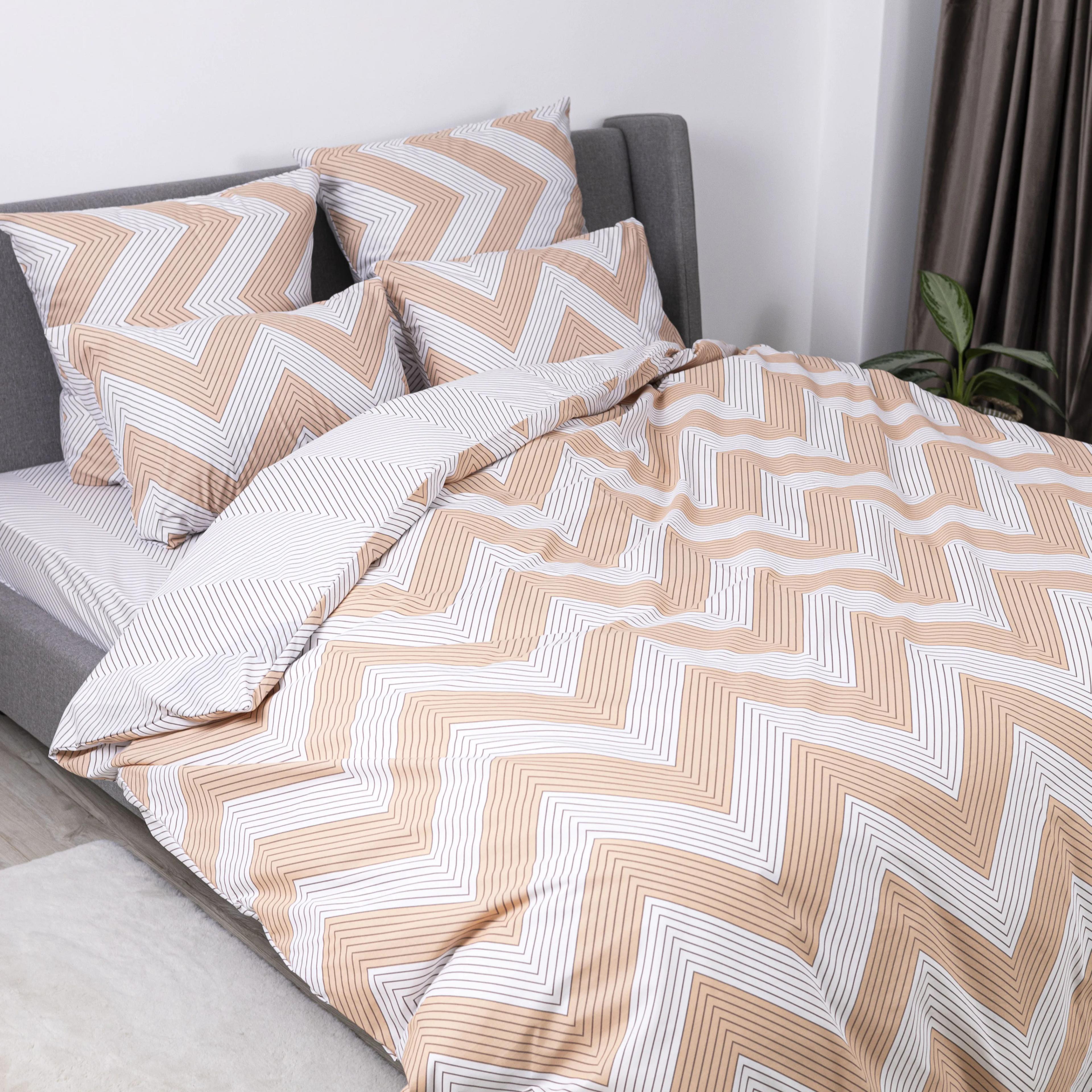 Постільна білизна ТЕП "Happy Sleep" Beige Peak, 50x70, полуторна - Фото 4