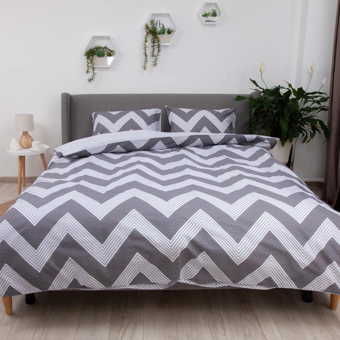 Постільна білизна ТЕП "Happy Sleep" Gray Peak, 50x70, євро - Фото 2