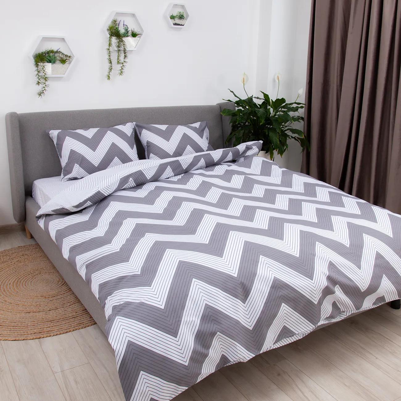 Постільна білизна ТЕП "Happy Sleep" Gray Peak, 50x70, євро - Фото 3