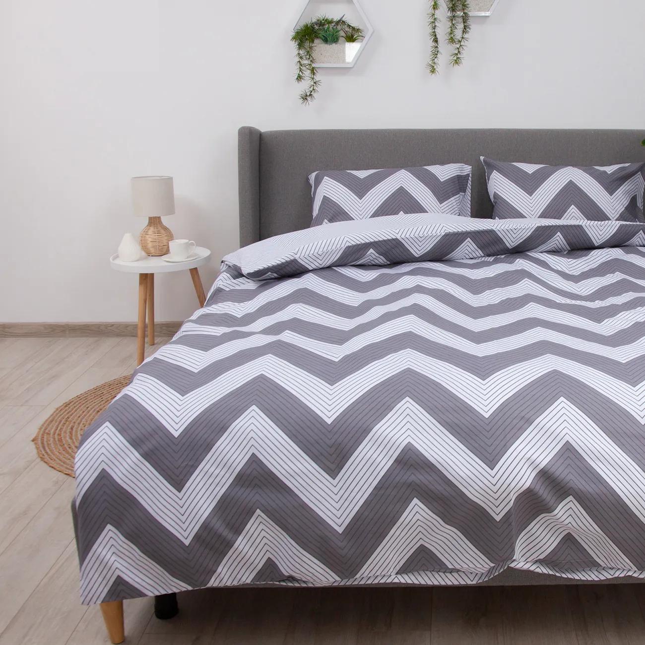 Постільна білизна ТЕП "Happy Sleep" Gray Peak, 50x70, двоспальна - Фото 5