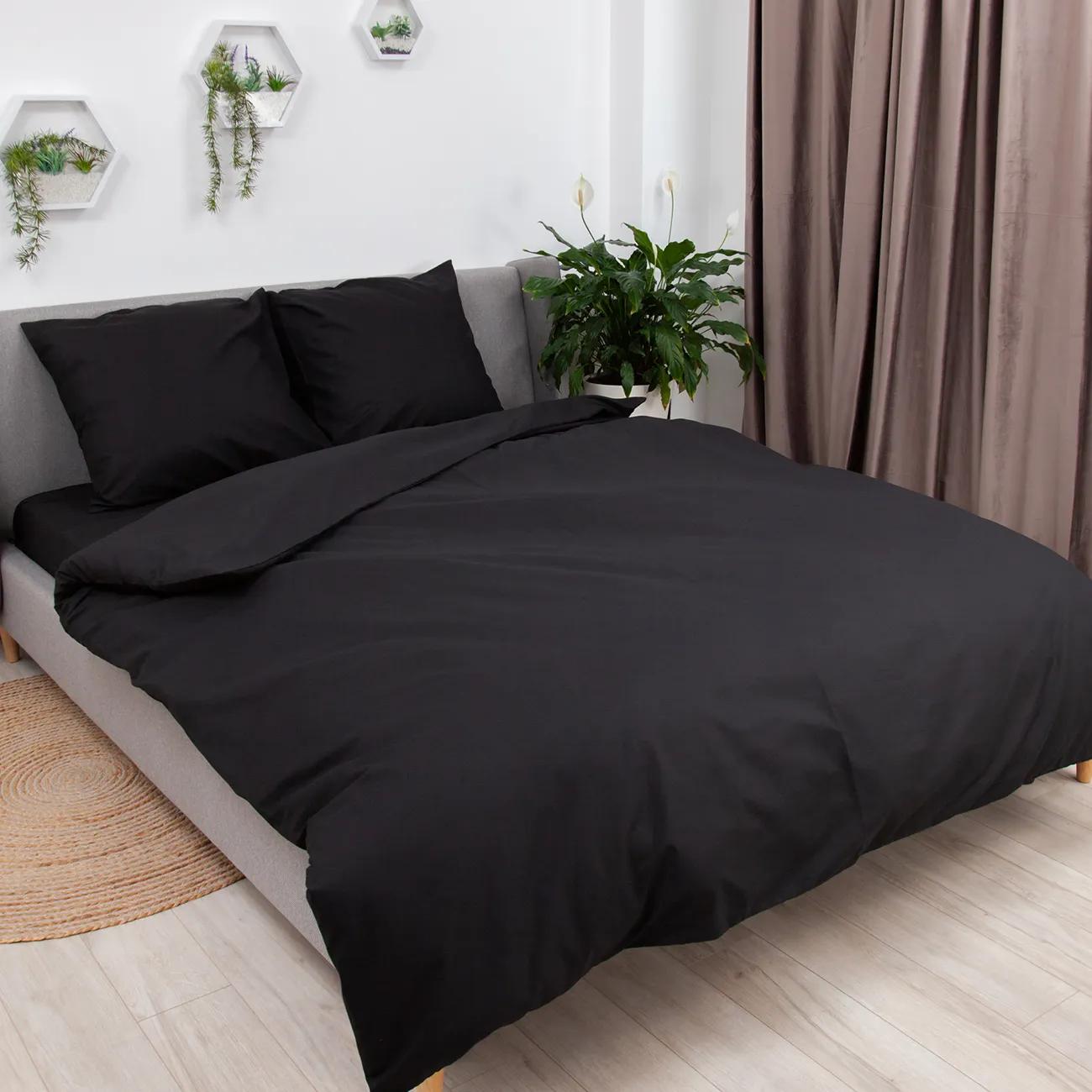 Bedding Set "TEP" Phantom Black, 70x70, two-bedroom - Photo 3