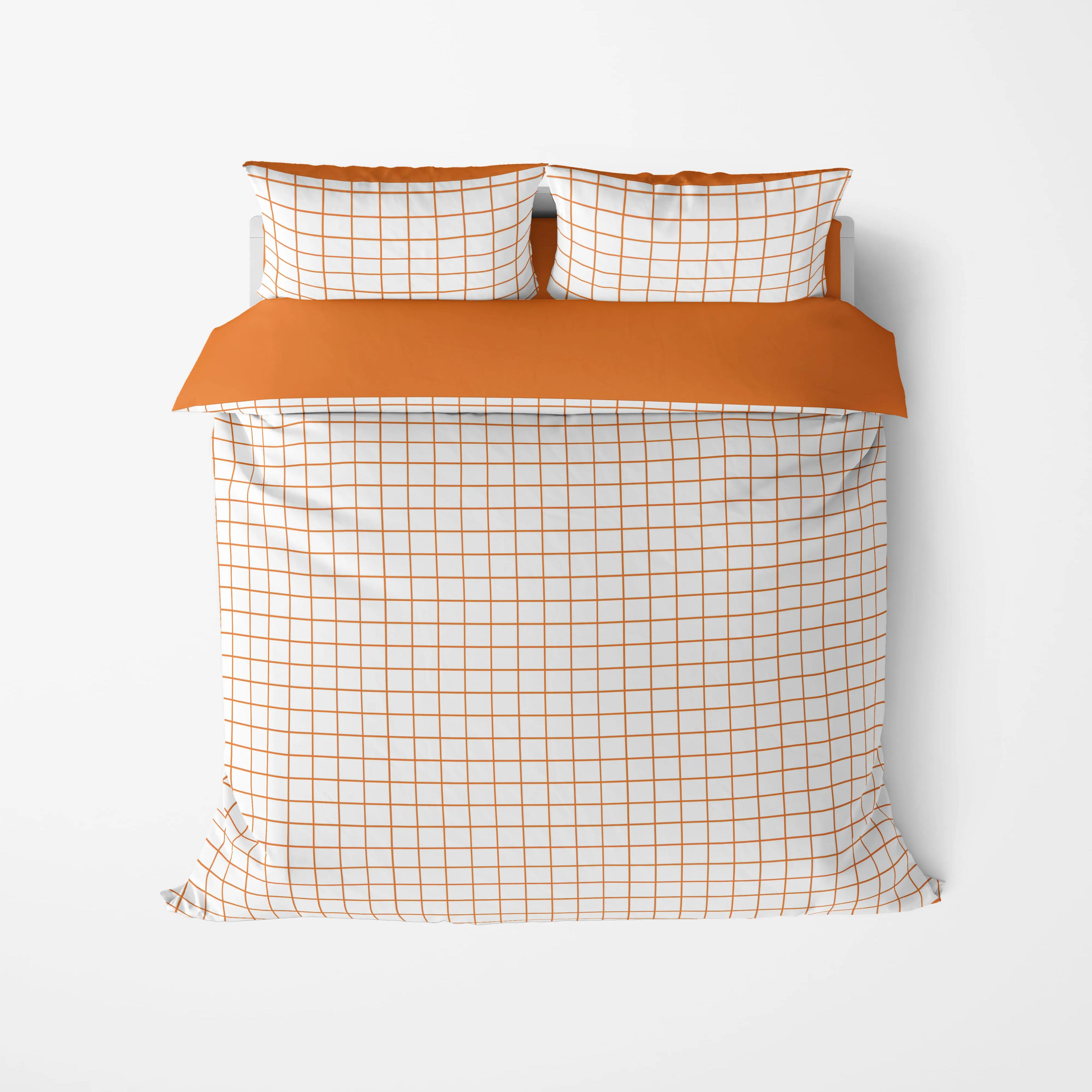 Постільна білизна ТЕП "Happy Sleep" Terracotta Check, 50x70, двоспальна - Фото 2