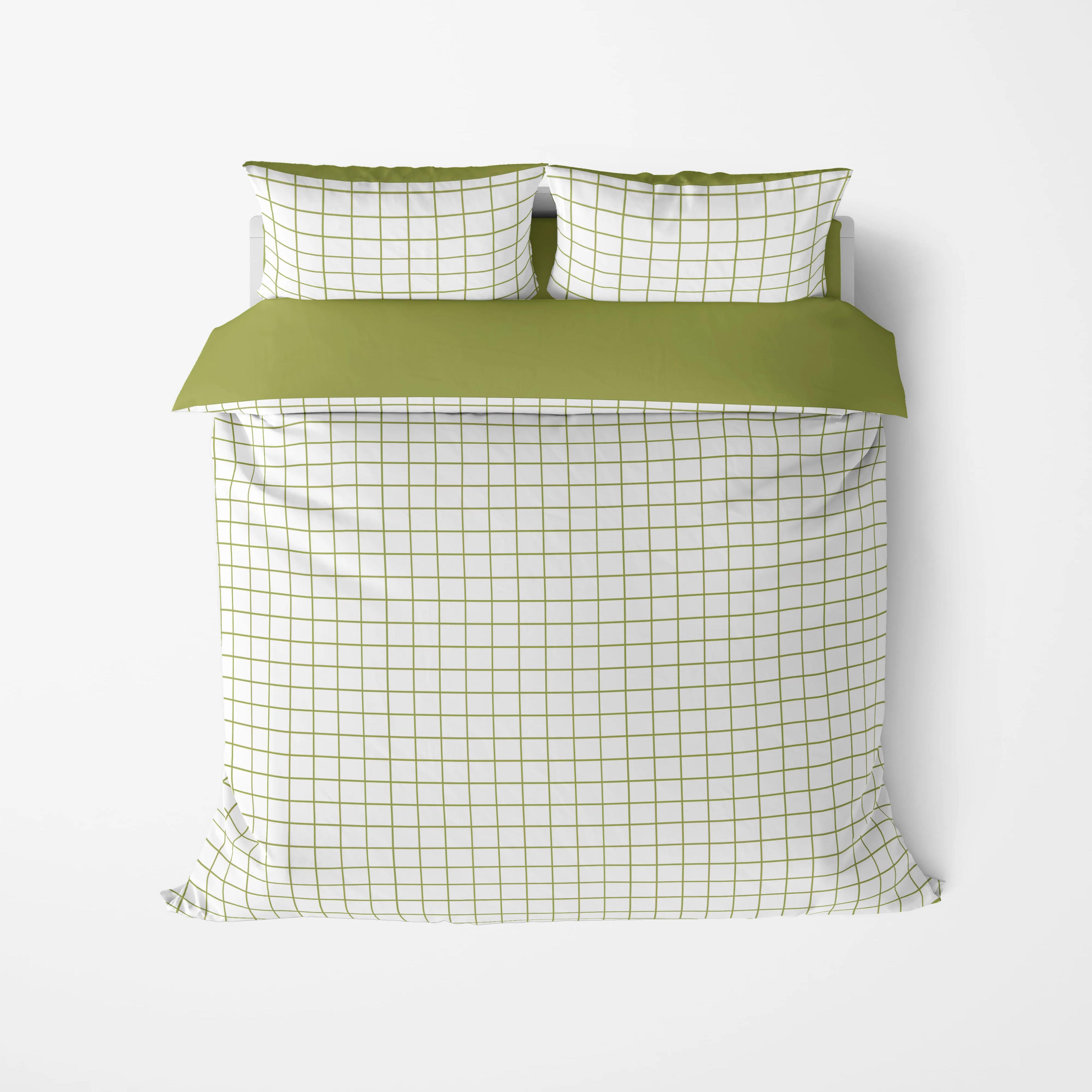 Постільна білизна ТЕП "Happy Sleep" Olive Check, 50x70, євро - Фото 2