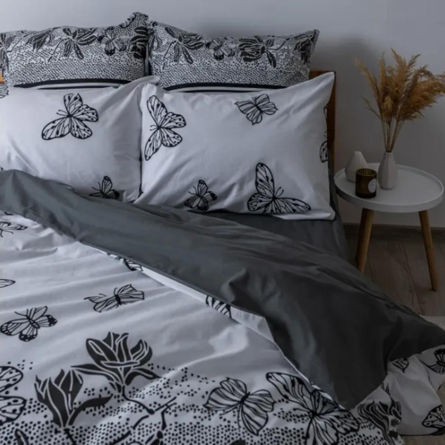 Bed Linen Set TEP "Soft dreams" Black Butterfly , two-bedroom - Photo 3