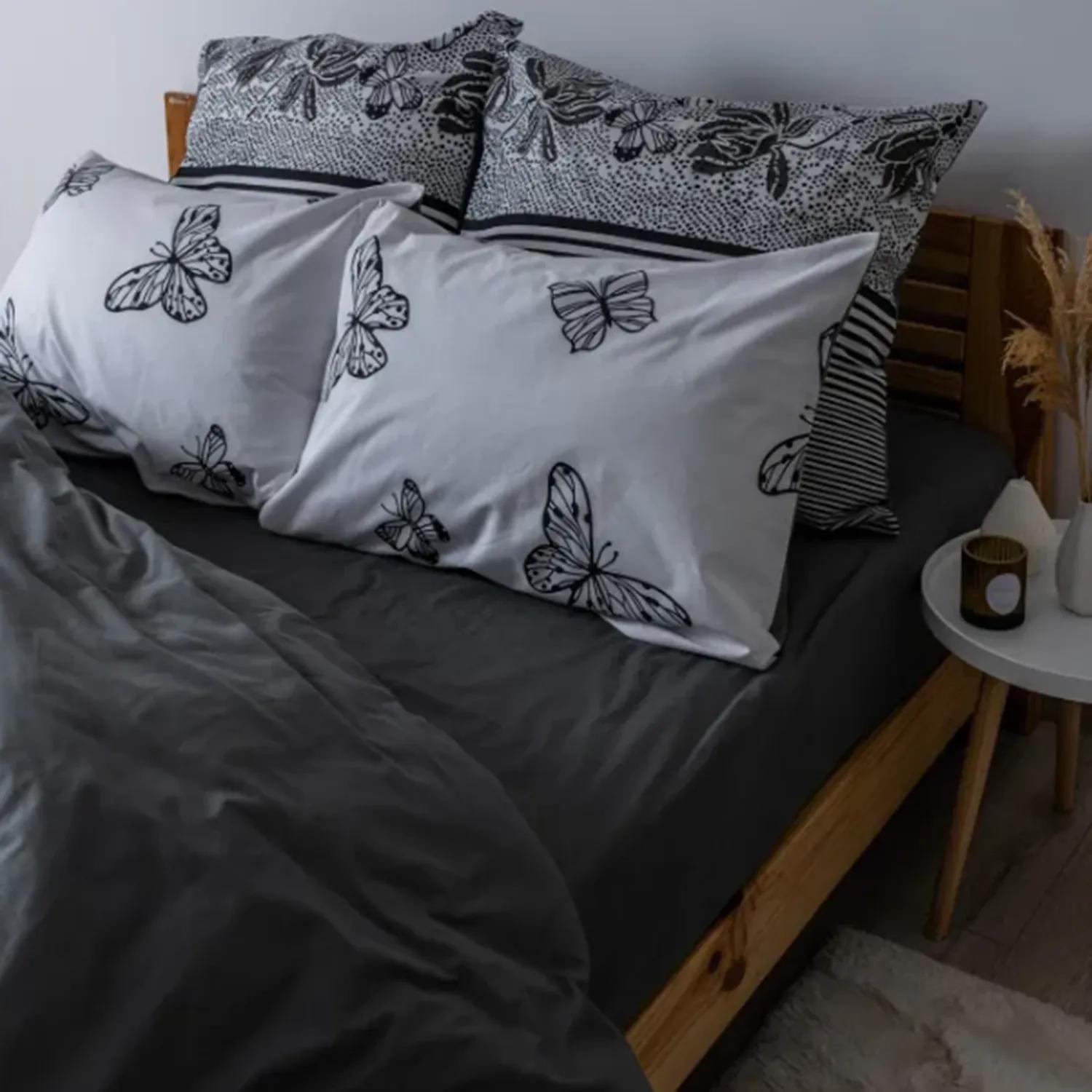 Bed Linen Set TEP "Soft dreams" Black Butterfly , two-bedroom - Photo 4
