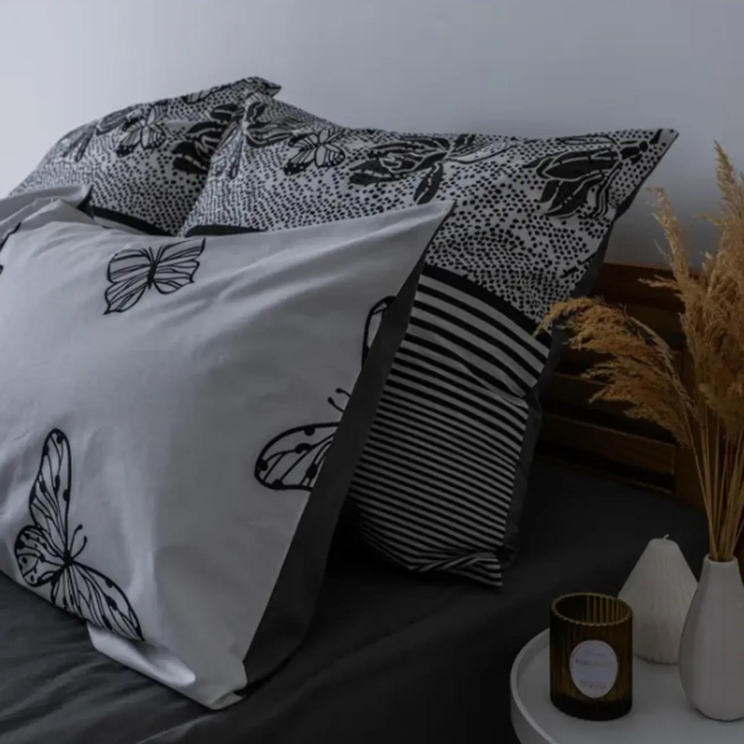 Bed Linen Set TEP "Soft dreams" Black Butterfly , two-bedroom - Photo 5