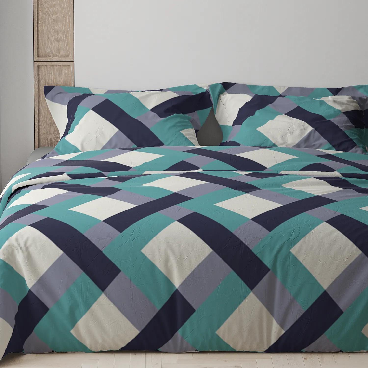 Bed Linen Set "TEP" Purple and Green