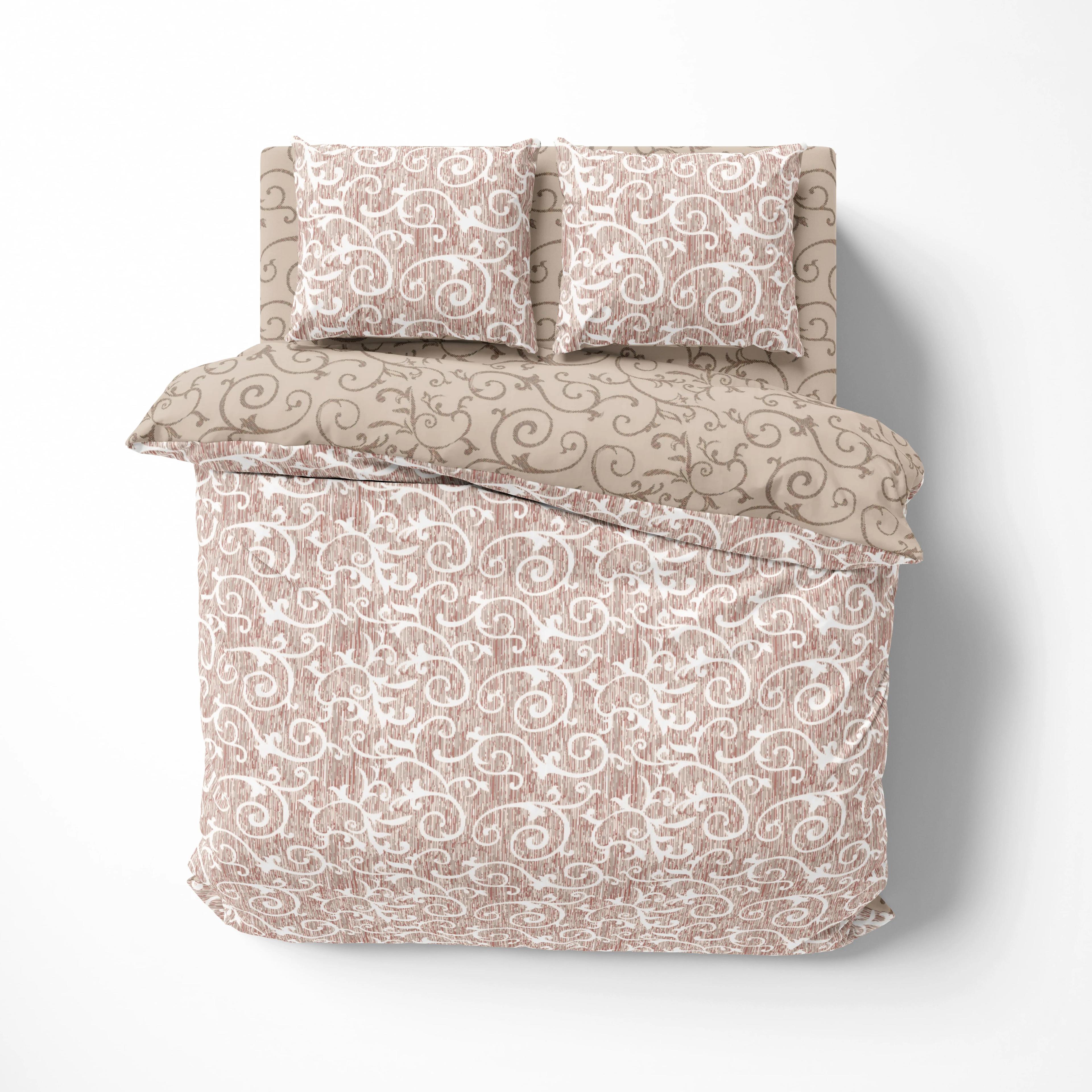 Bedding Set TEP "Soft dreams" Beige and White, 70х70
