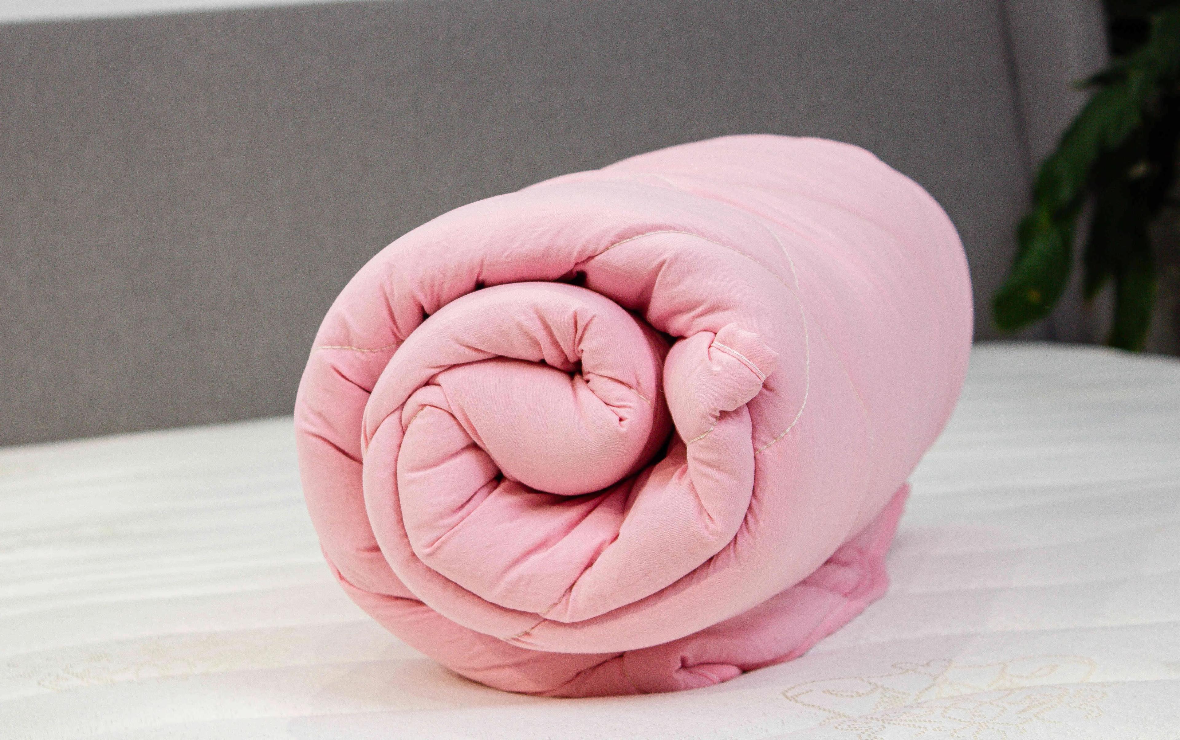 Quilt "WASHED COTTON" Pink powder (in shades) , 140x200 - Photo 9