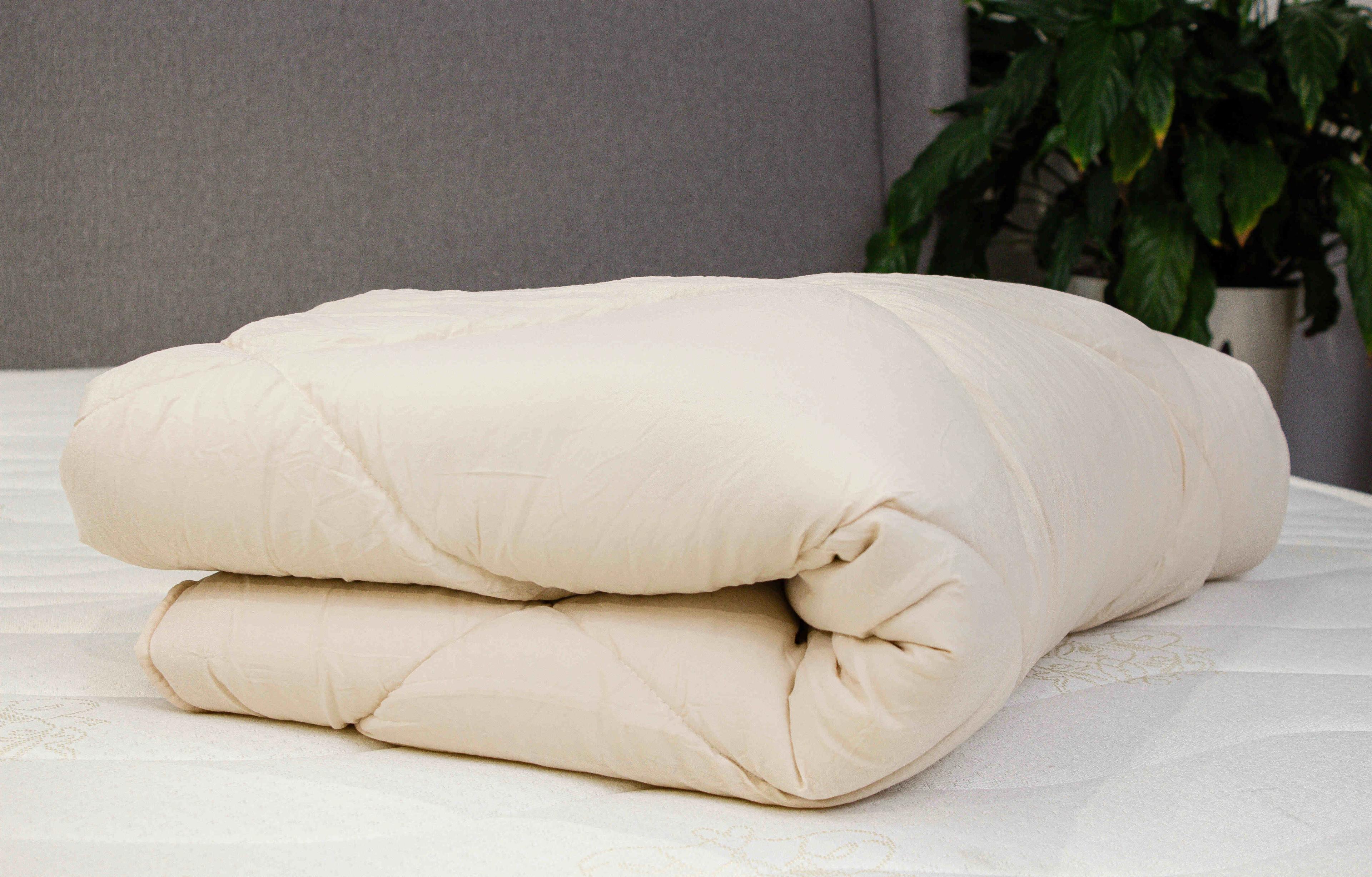 Quilt "WASHED COTTON" Beige classic, 140x200 - Photo 2