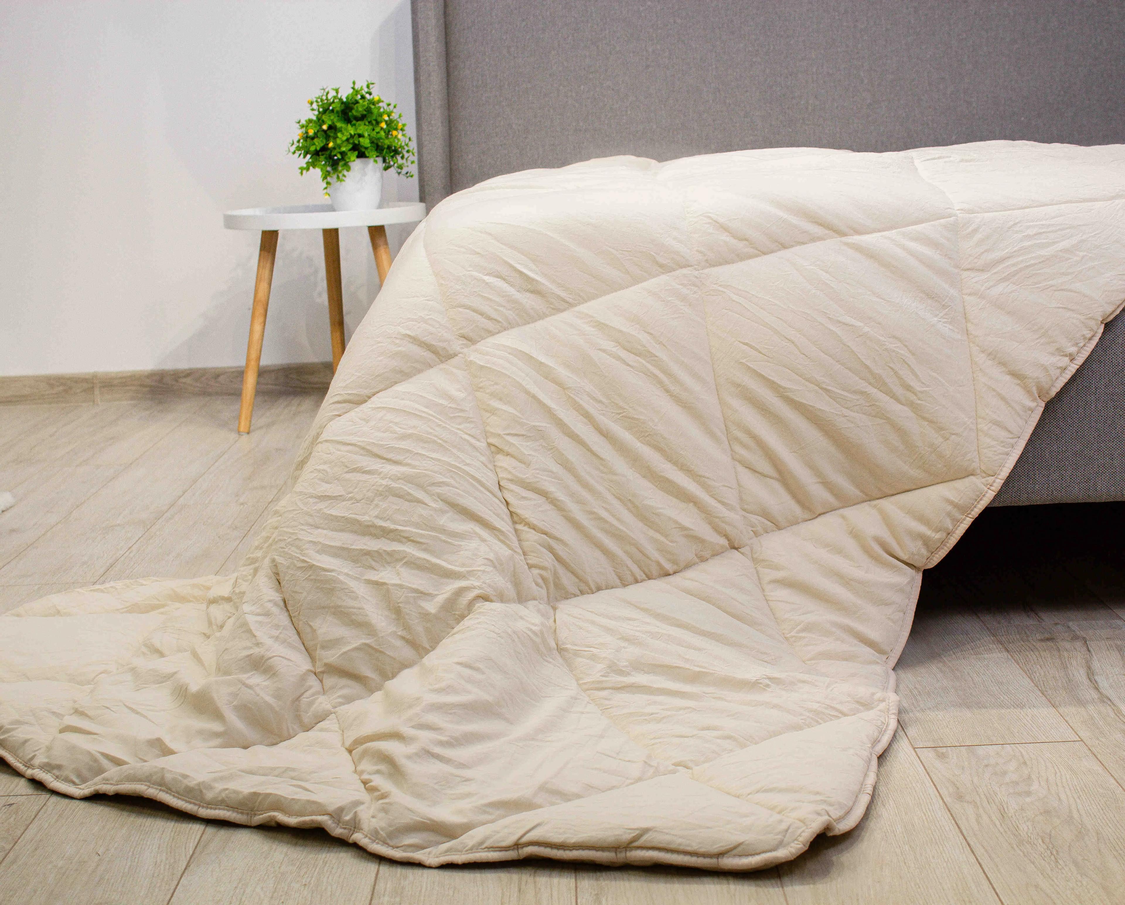 Quilt "WASHED COTTON" Beige classic, 140x200 - Photo 3