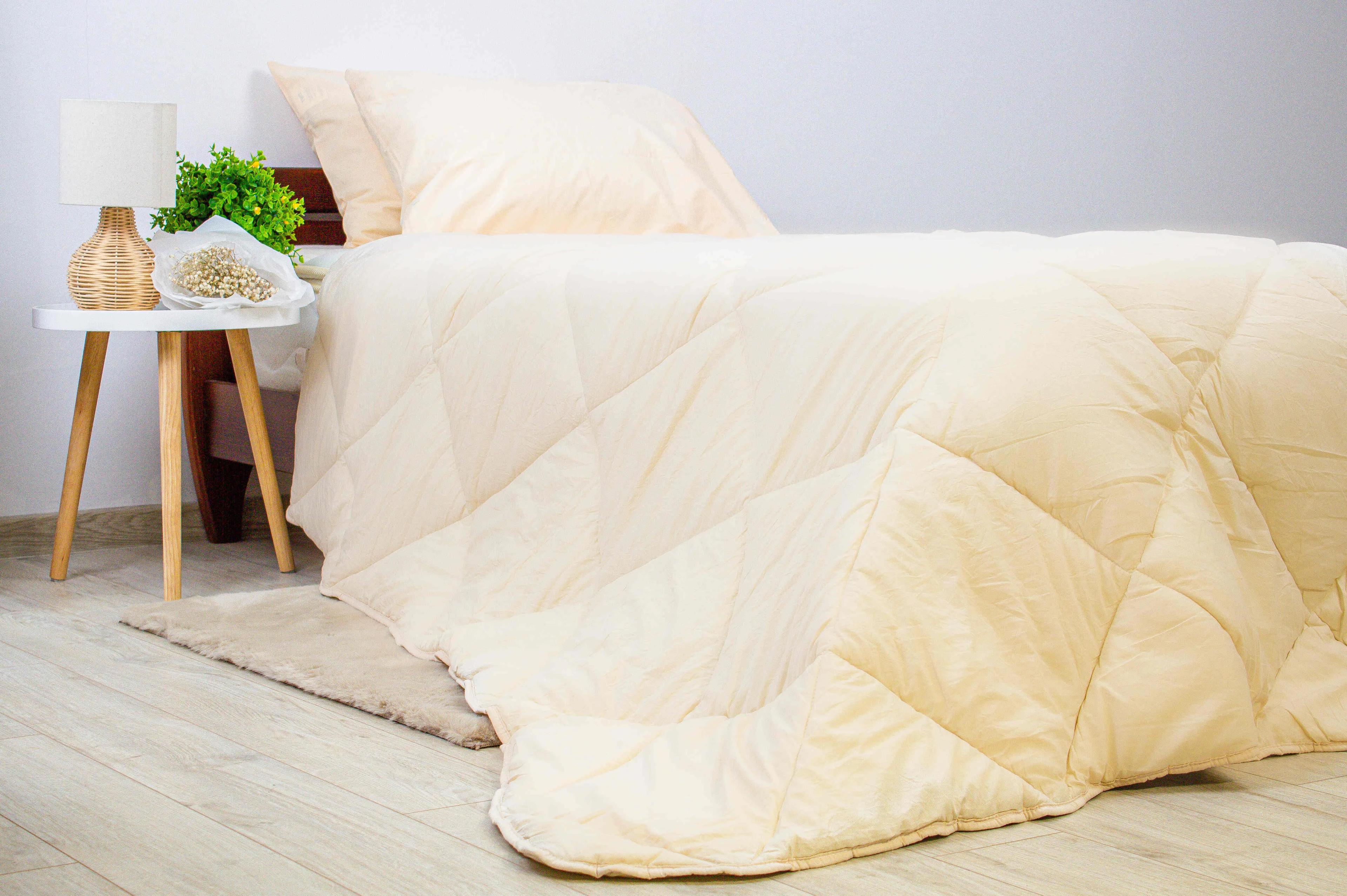 Quilt "WASHED COTTON" Beige classic, 140x200 - Photo 4