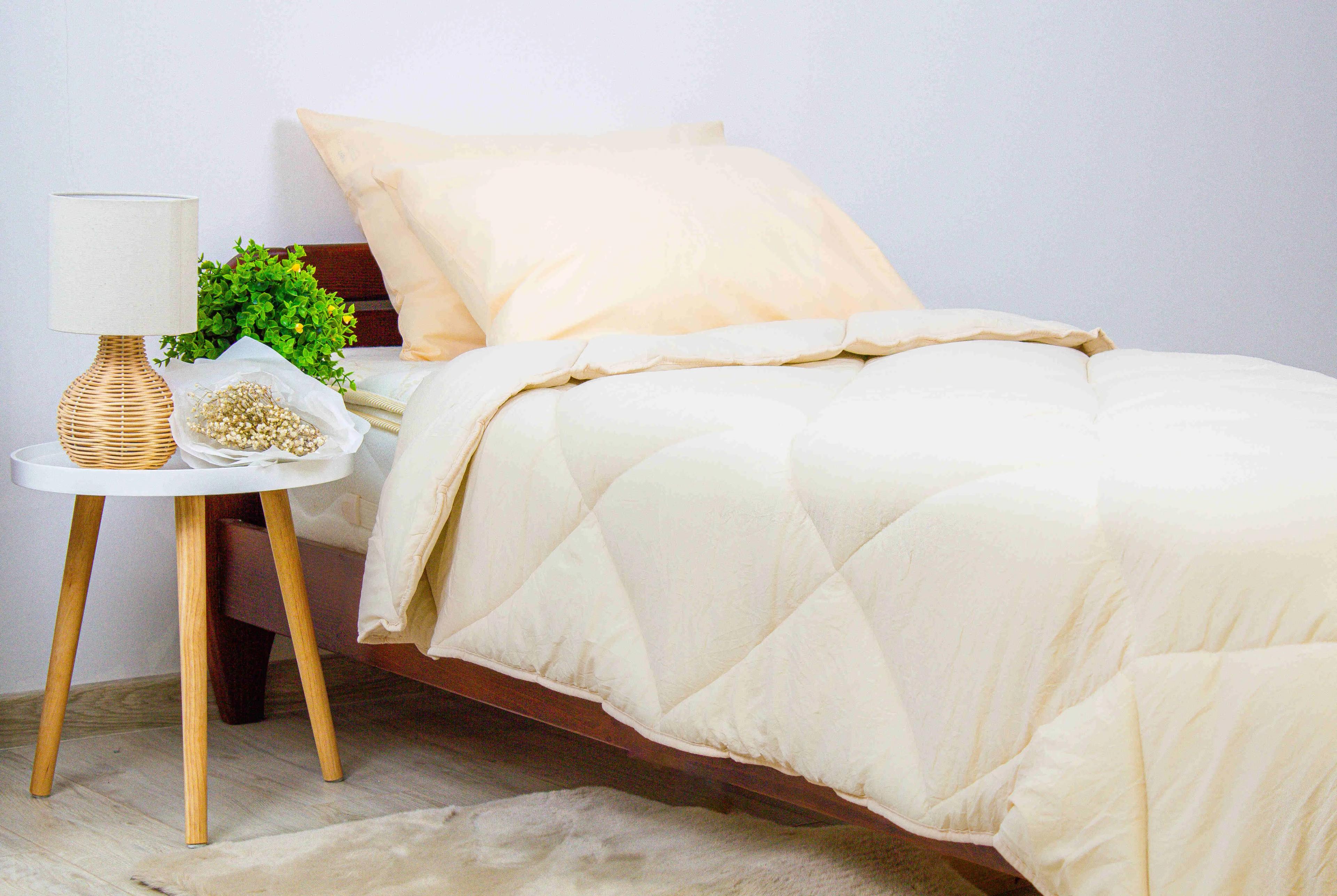 Quilt "WASHED COTTON" Beige classic, 140x200 - Photo 5