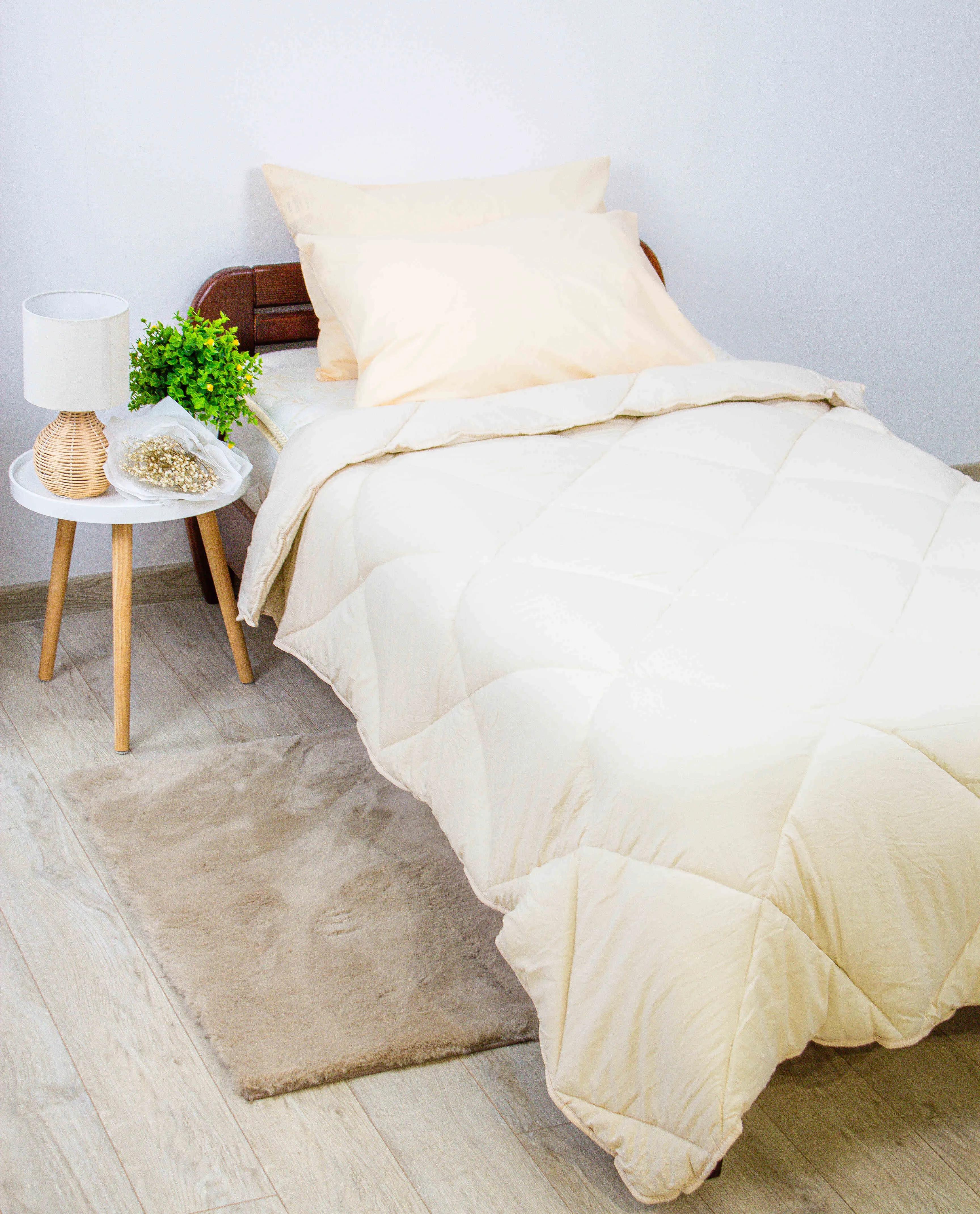 Quilt "WASHED COTTON" Beige classic, 140x200 - Photo 6
