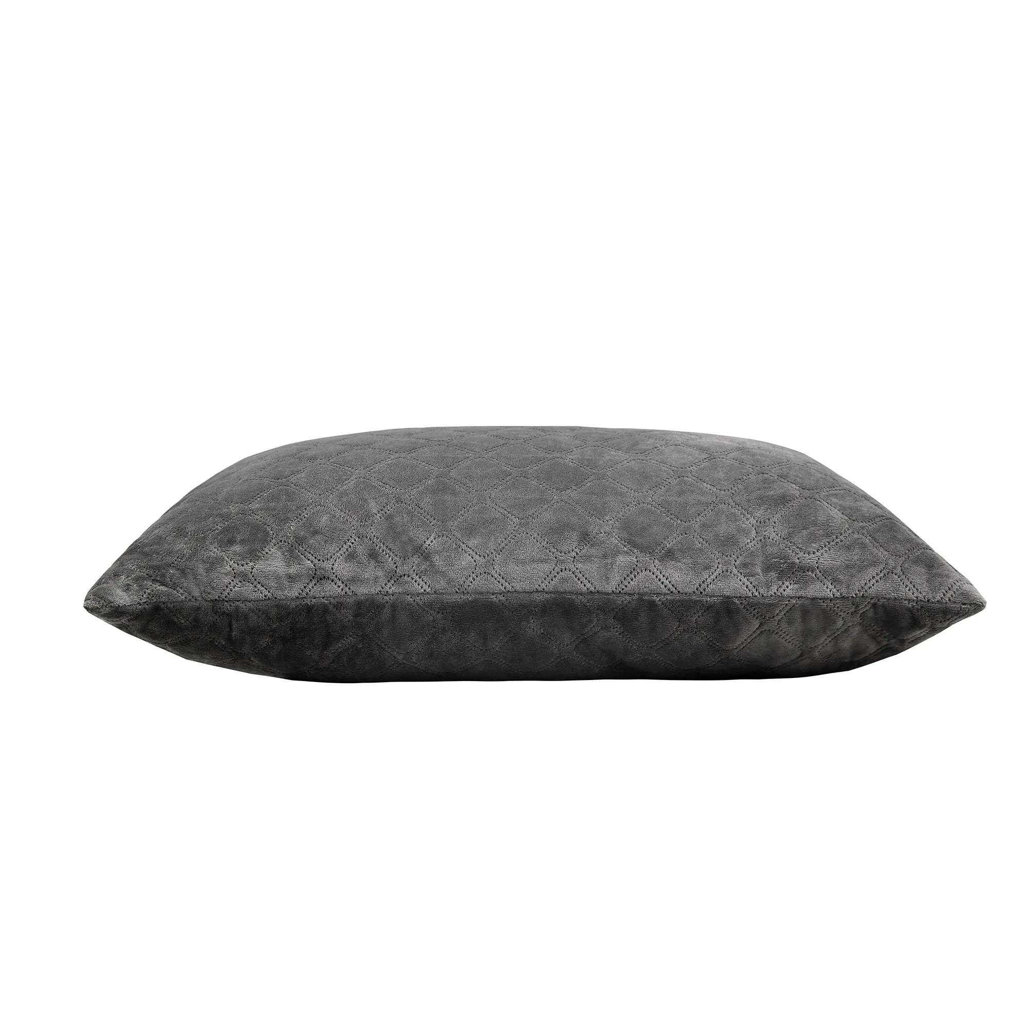 Decorative pillow "VELOUR" Gray, 40x40 - Photo 2