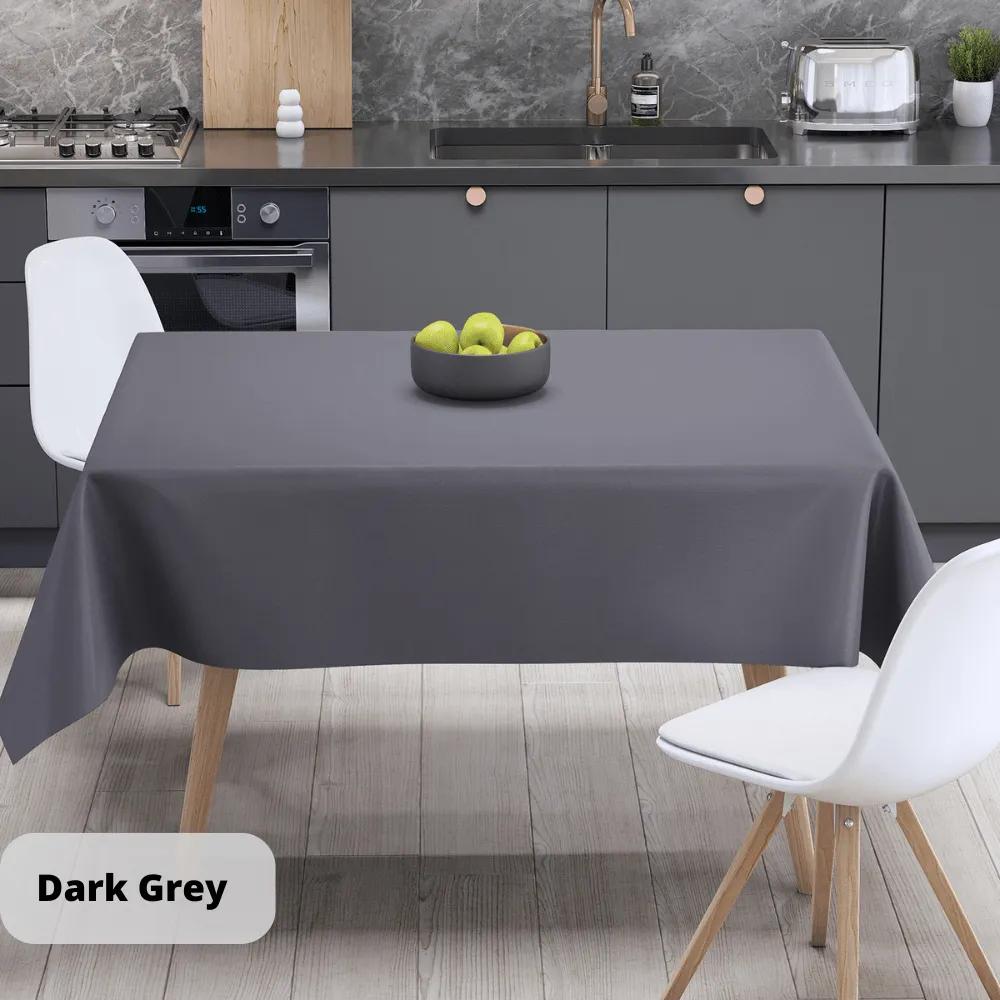 Tablecloth "Aquastop" water repellent Dark Gray