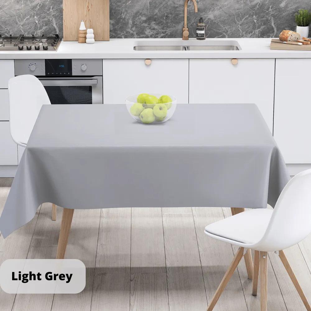 Tablecloth "Aquastop" water repellent Light Gray