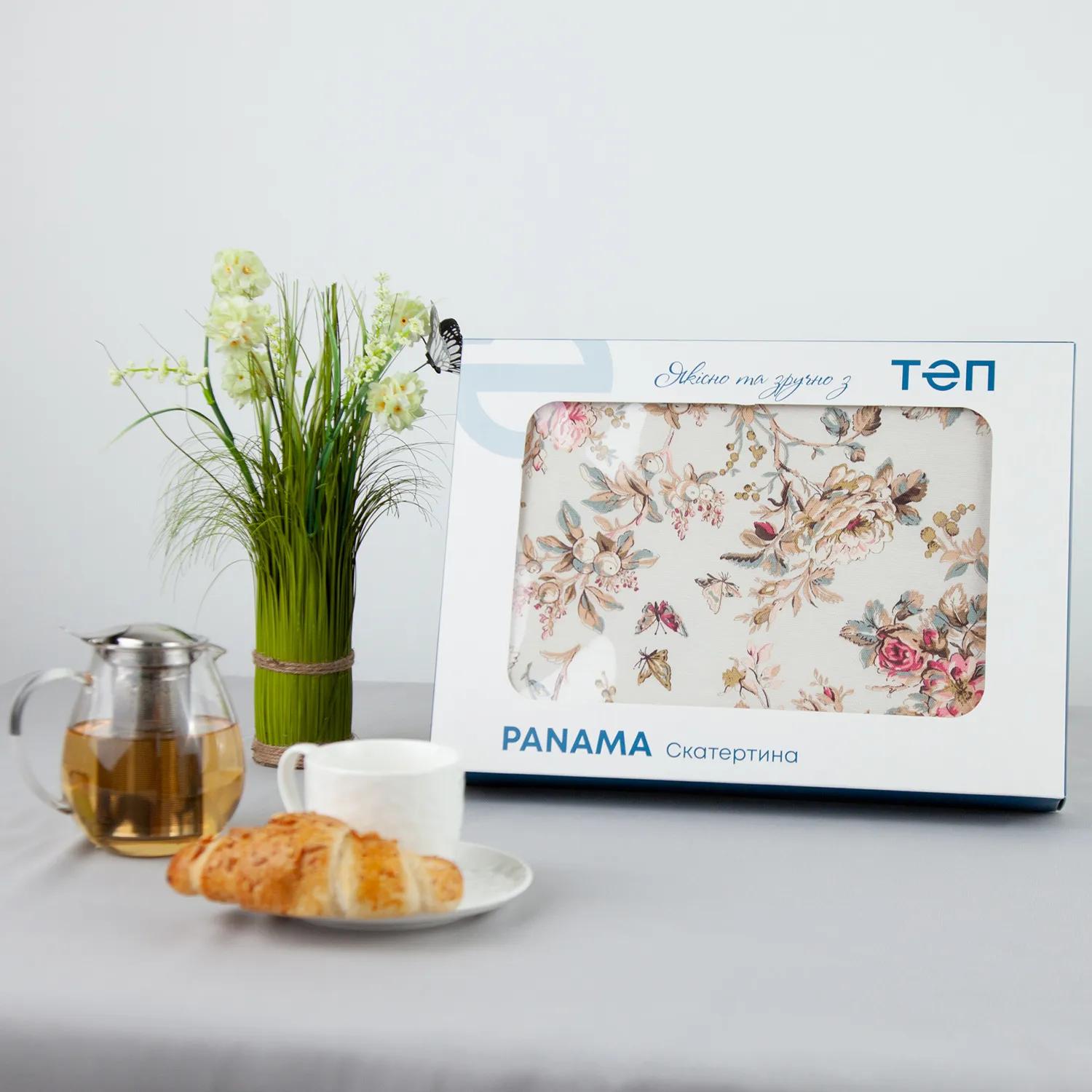 Tablecloth "Panama" water repellent Festive Bouquet, 160x200 - Photo 3