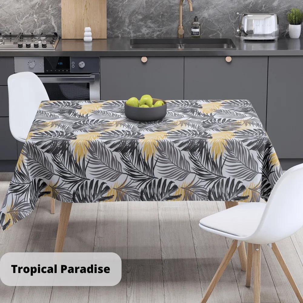 Tablecloth "Panama" water repellent Tropical Paradise