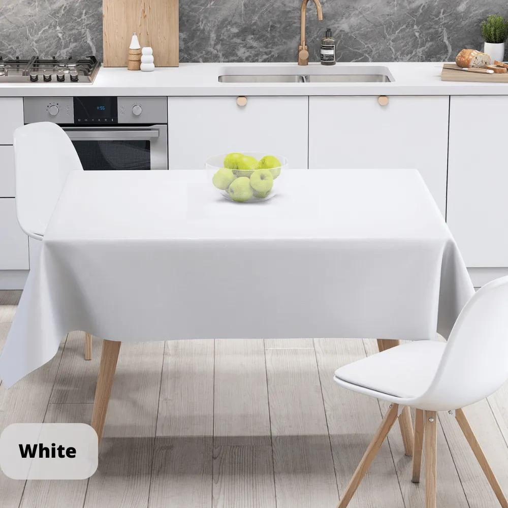 Скатерть "Panama" водоотталкивающая White