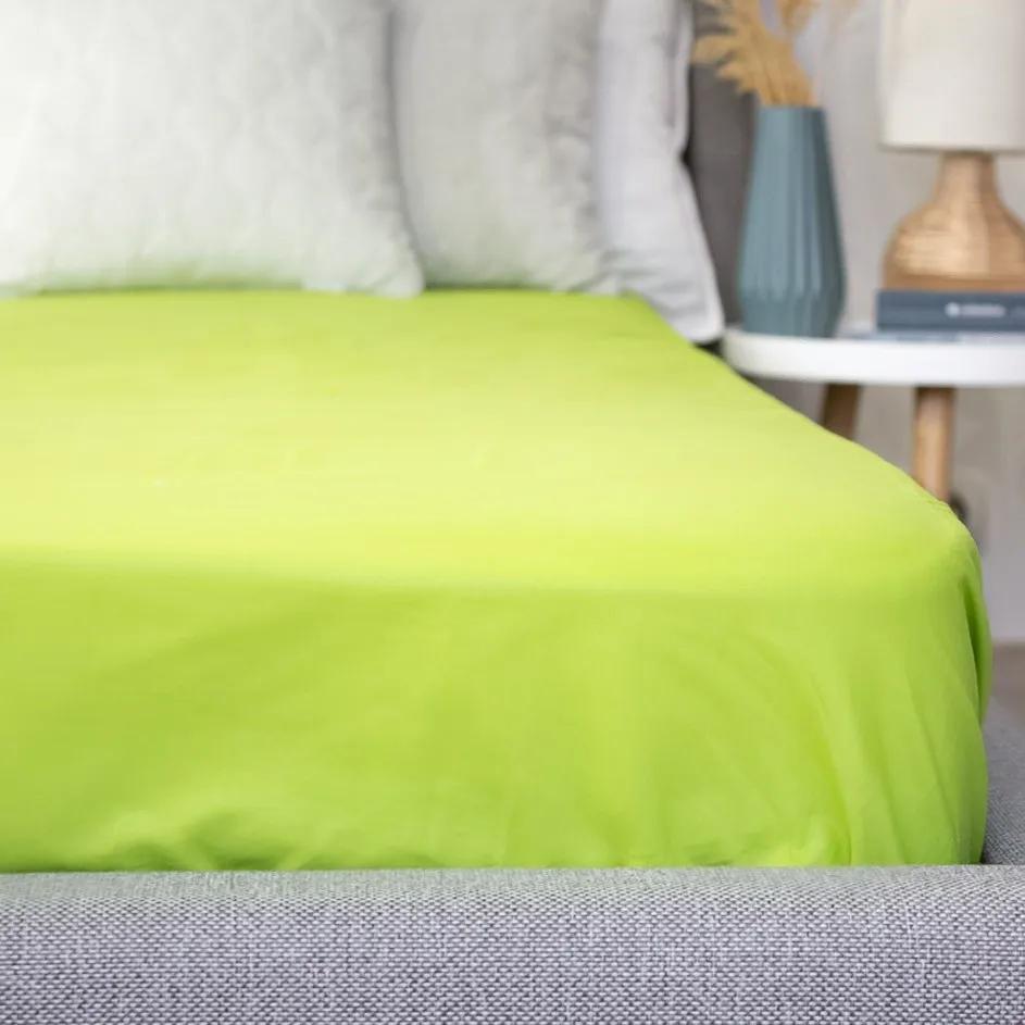 Sheet "NATHNENNYA" with an elastic band Herbal Green