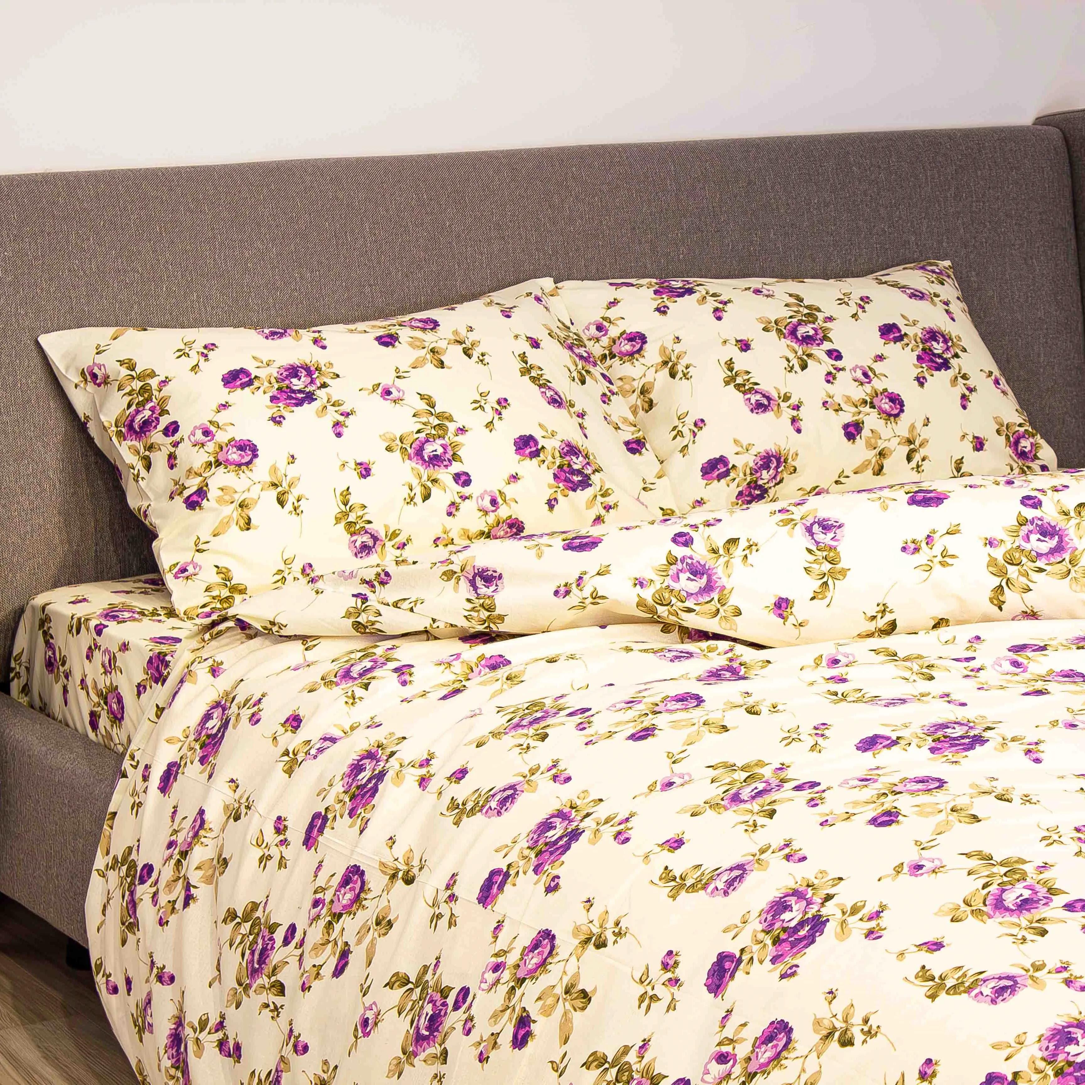 Bed Linen Set ТЕП «Happy Sleep» Gorgeous Flowers, euro - Photo 2