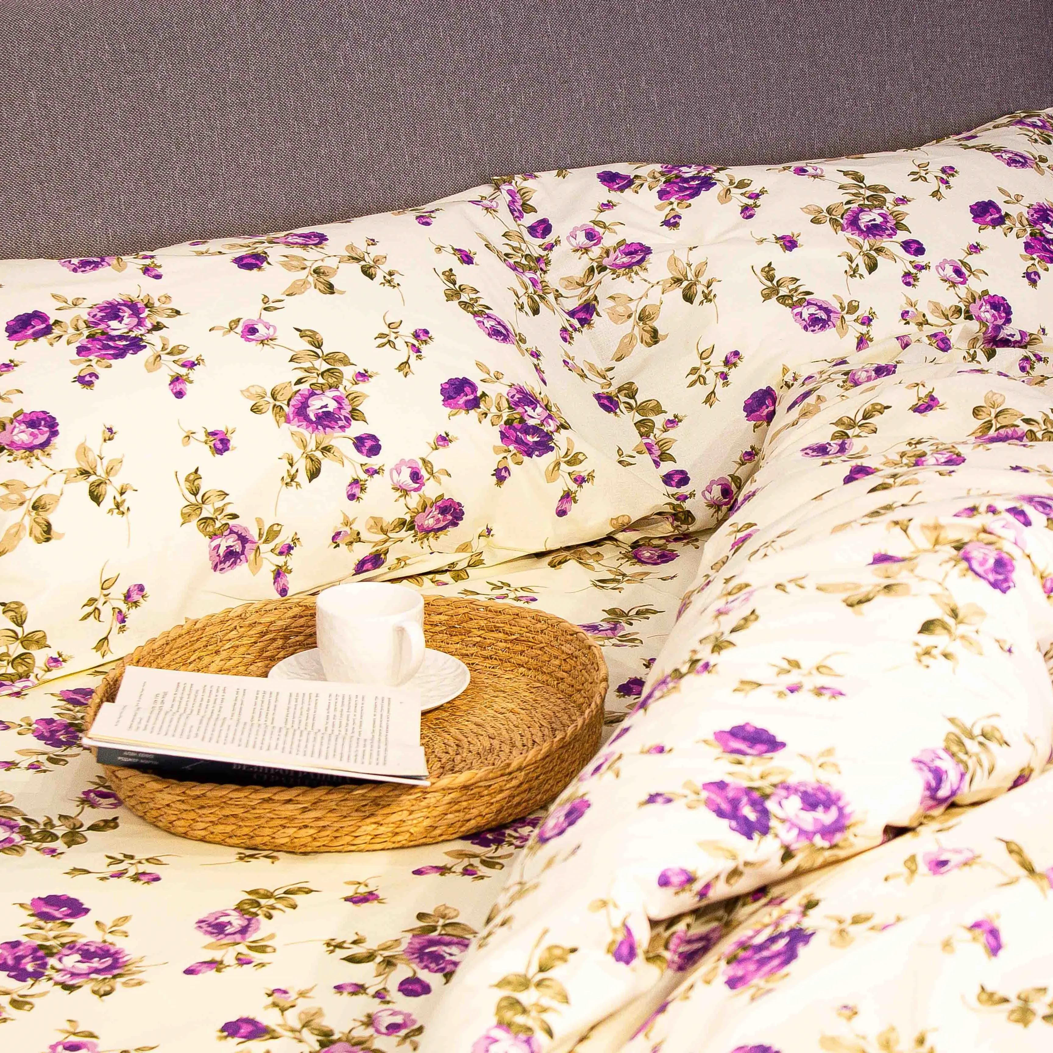 Комплект постельного белья ТЕП «Happy Sleep» Gorgeous Flowers, полуторное - Фото 5