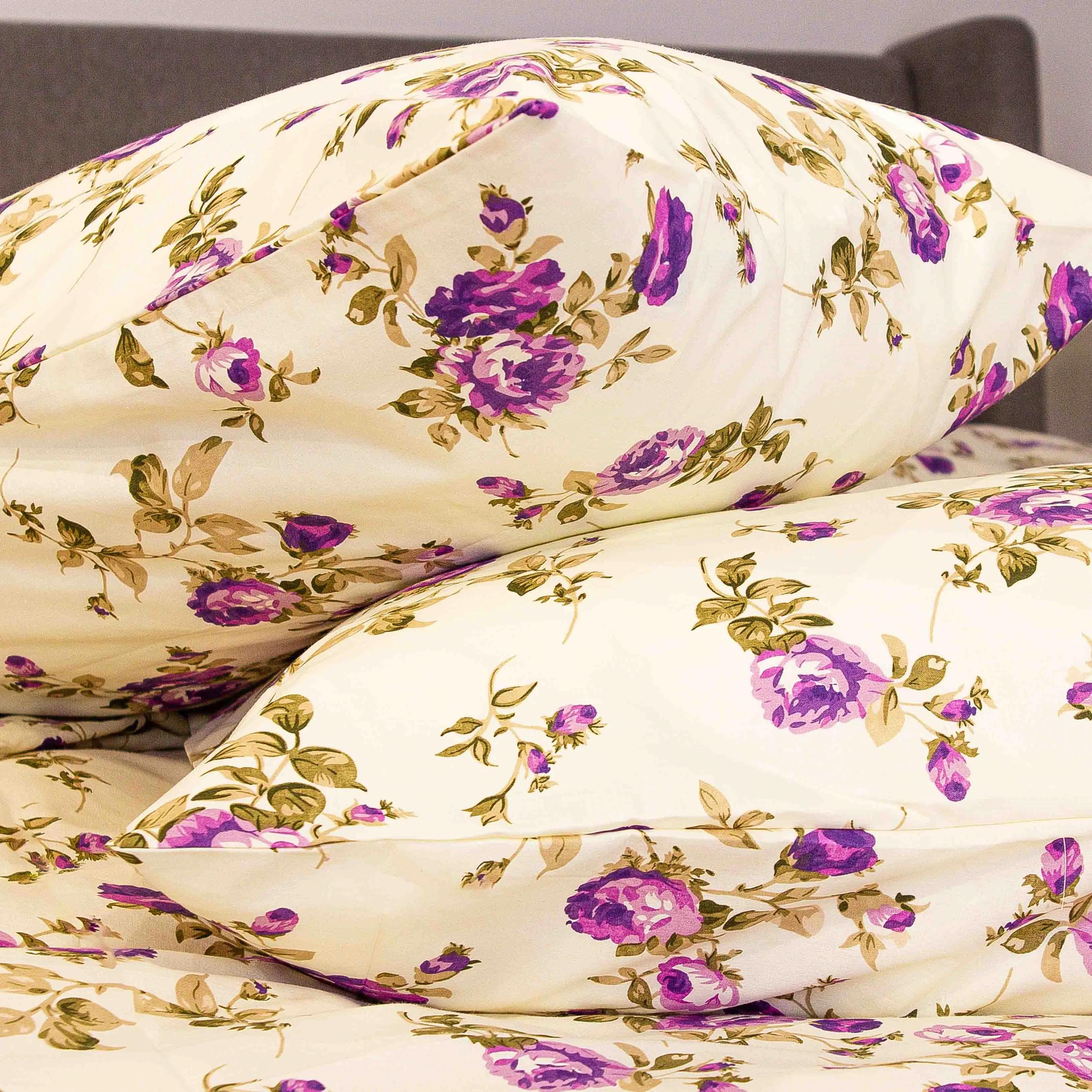 Bed Linen Set ТЕП «Happy Sleep» Gorgeous Flowers, euro - Photo 13