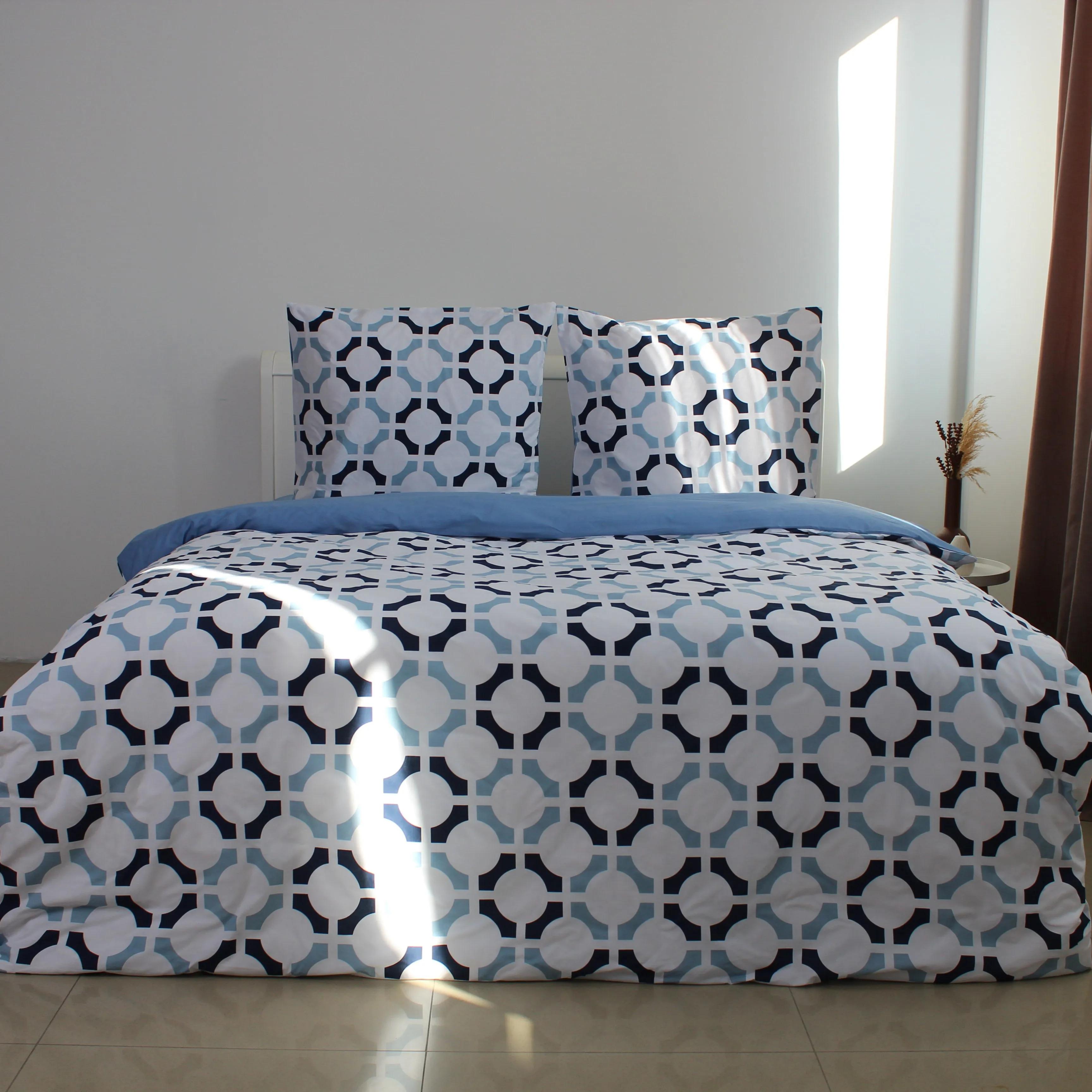 Bed Linen Set ТЕП «Happy Sleep» Ocean Grid, family - Photo 2