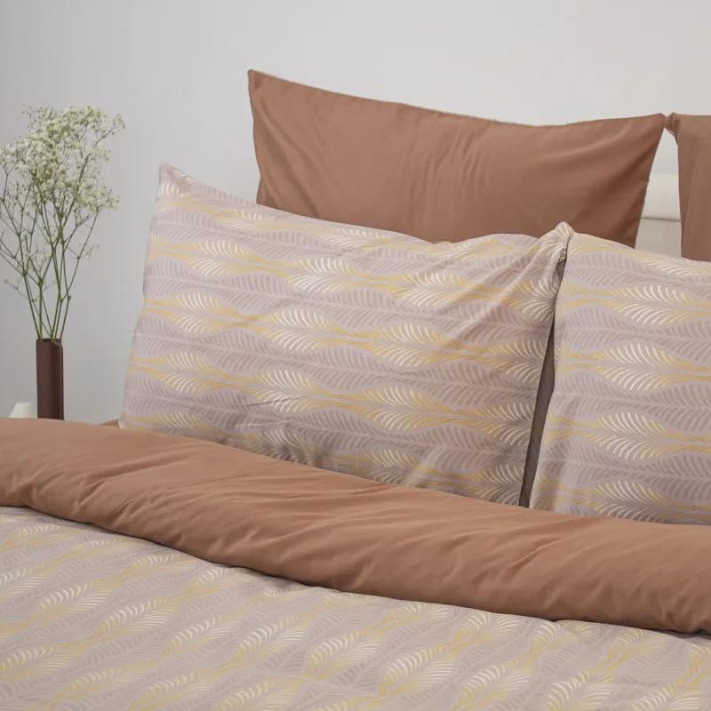 Комплект постільної білизни Melluna Golden Whisper, євро - Фото 5