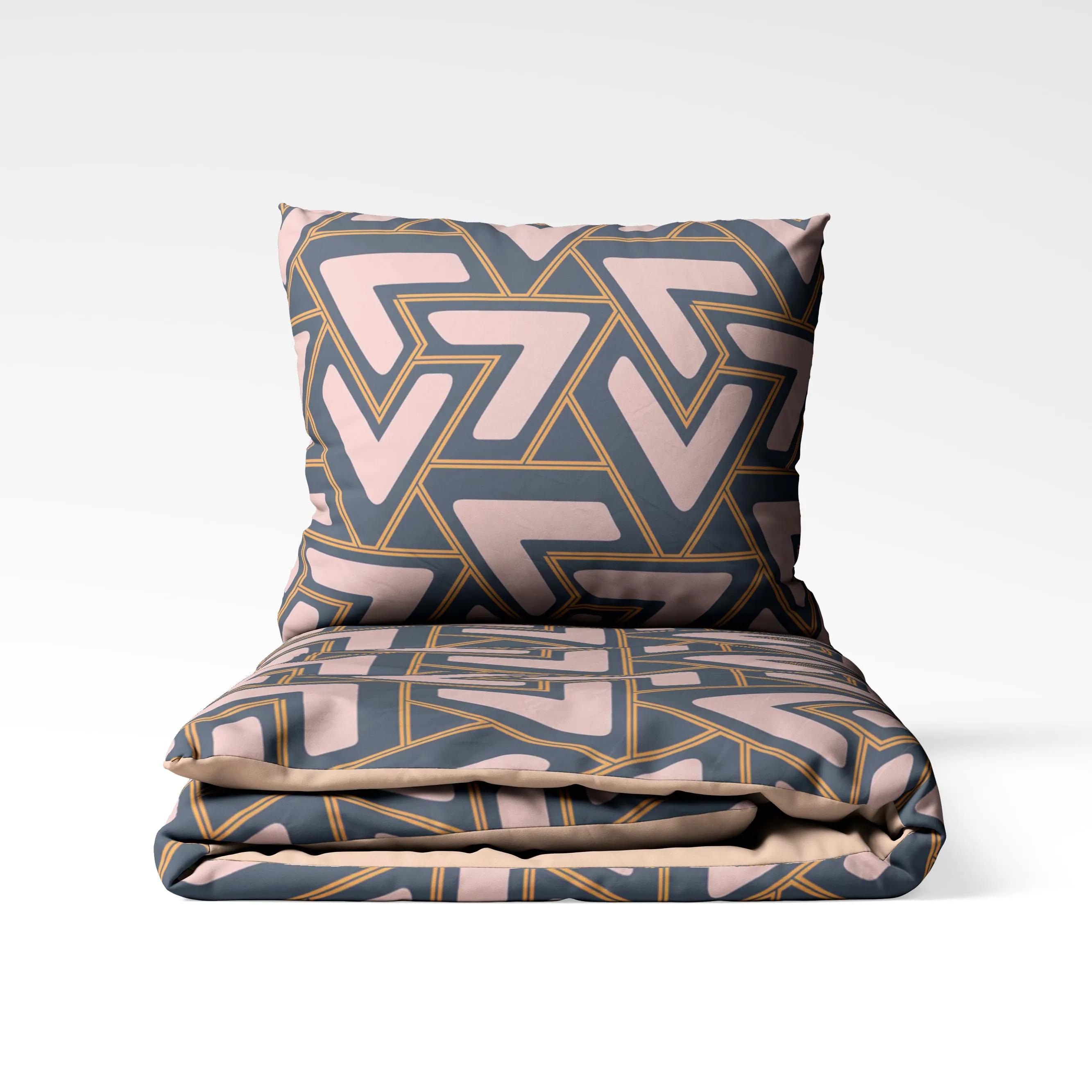Bedding Set "TEP" Abstract Triangles