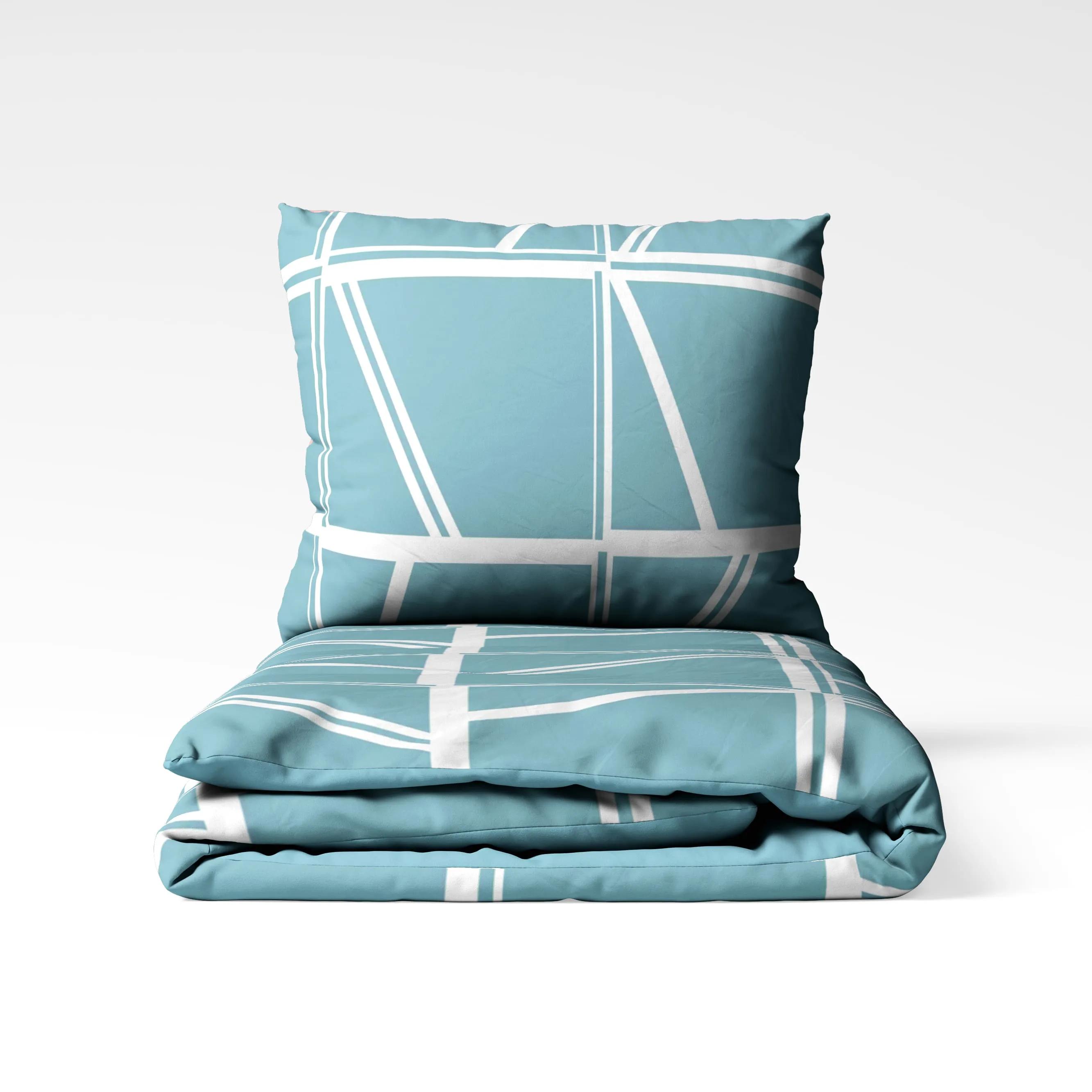 Комплект постільної білизни ТЕП "Happy Sleep" Aqua Grid
