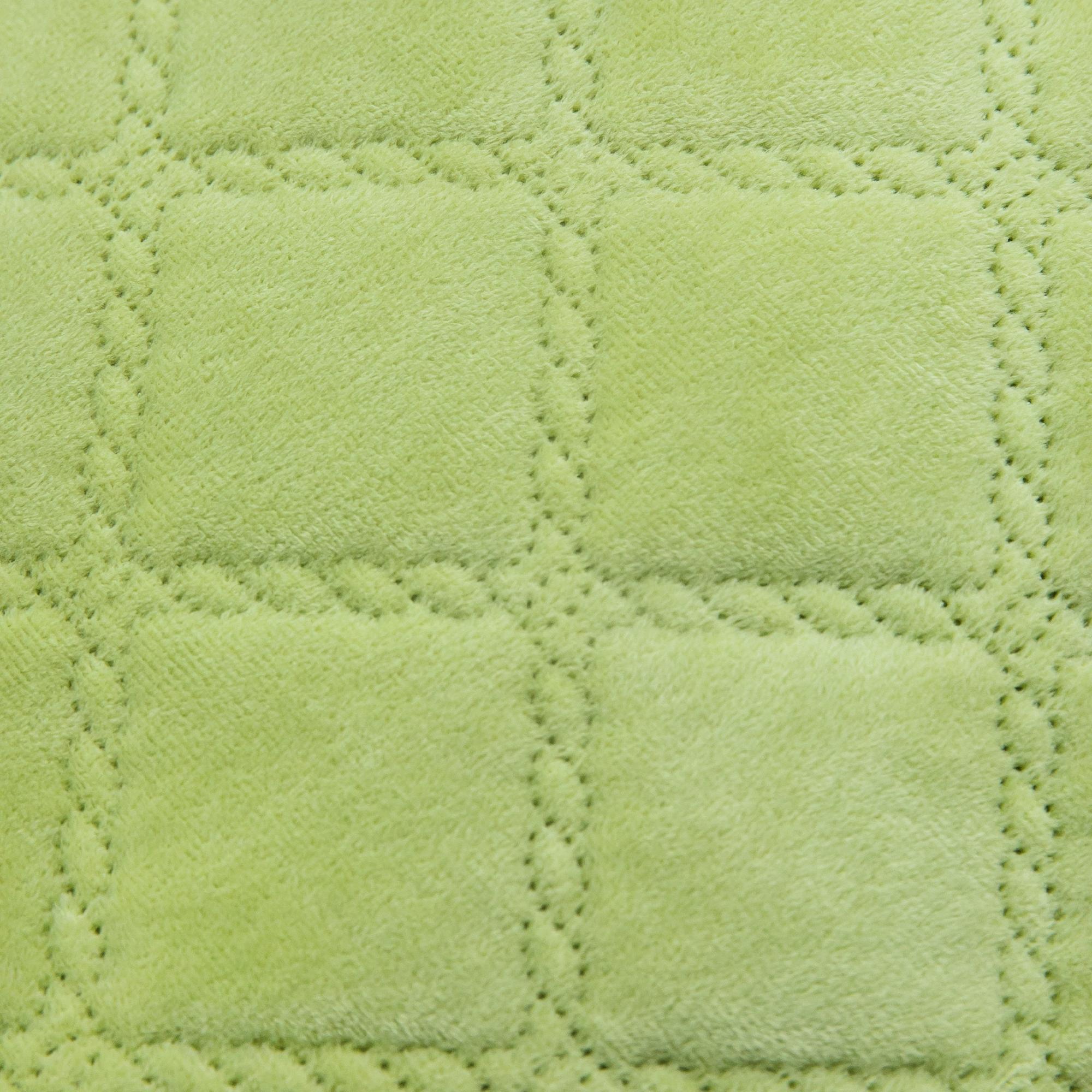 Подушка декоративная "VELOUR" Салатовая, 40x40 - Фото 6