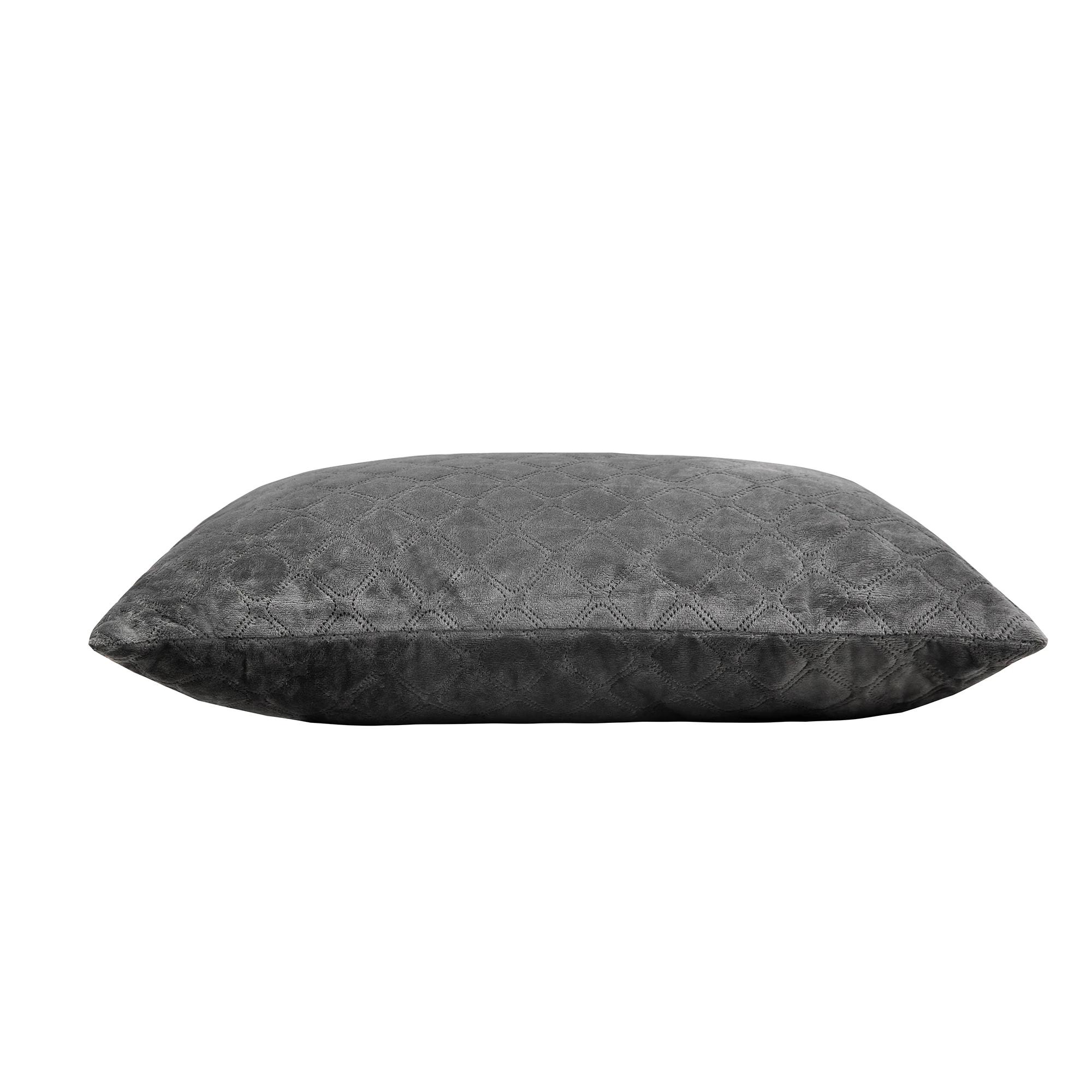 Подушка декоративная "VELOUR" Серая, 