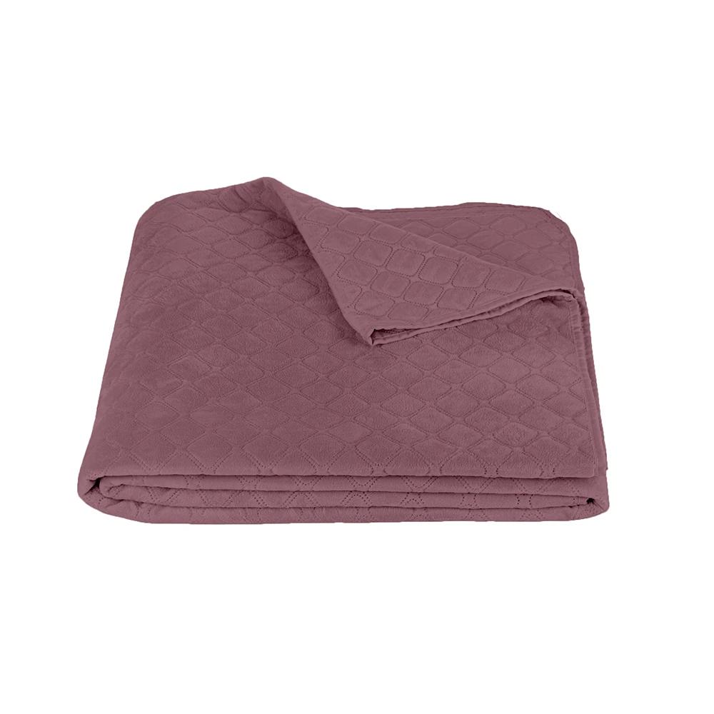 Покривало ТЕП "VELOUR" Mesa rose/Ромб круглий