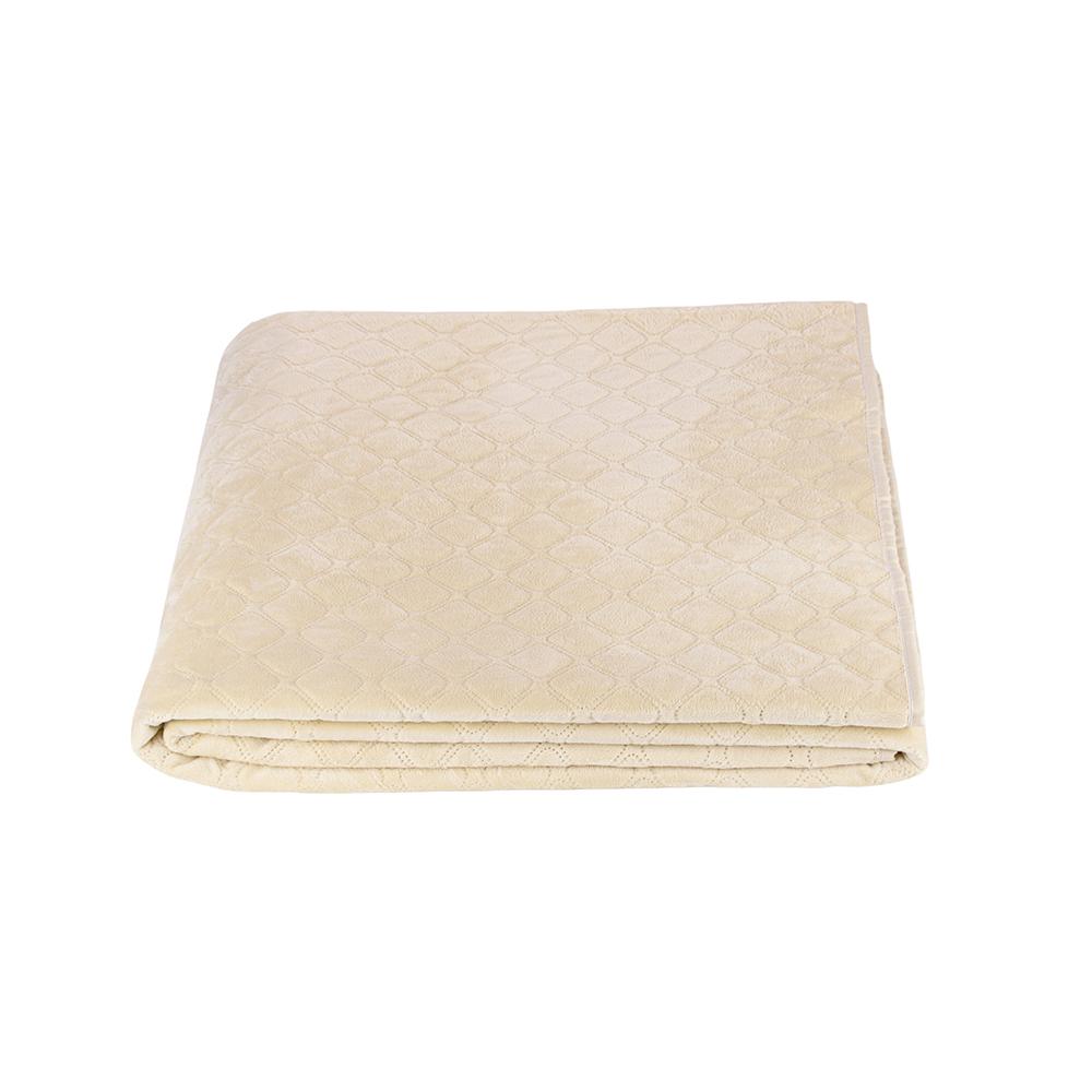 Bed Covers TEP "VELOUR" Beige/Rhombus straight, 150x210 - Photo 2