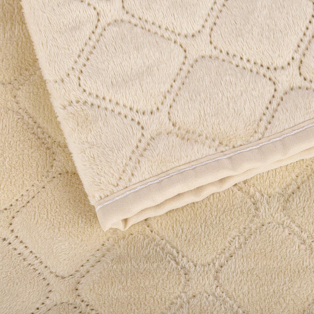 Bed Covers TEP "VELOUR" Beige/Rhombus straight, 150x210 - Photo 3