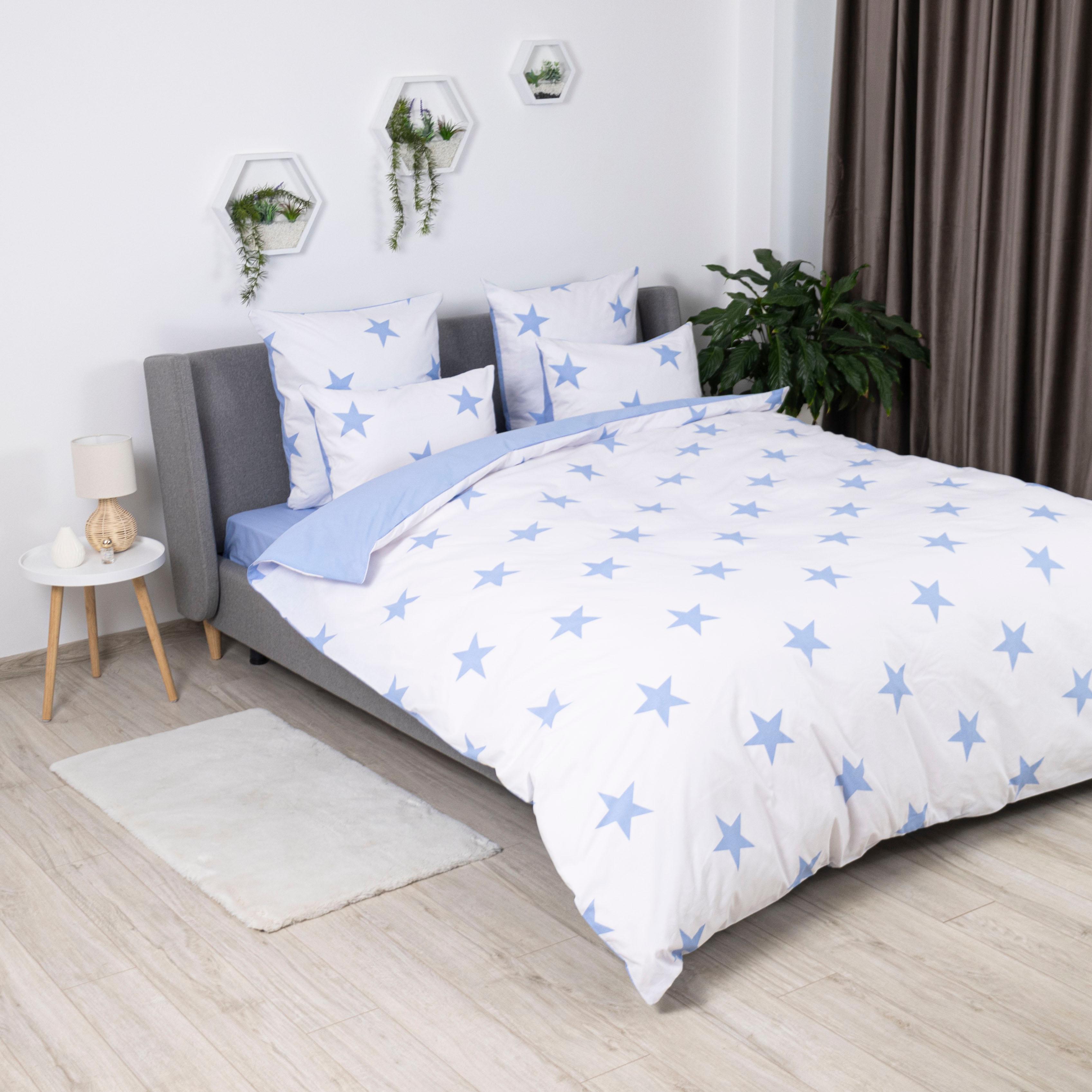 Постільна білизна ТЕП "Soft dreams" Morning Star Blue, 70x70, євро - Фото 3