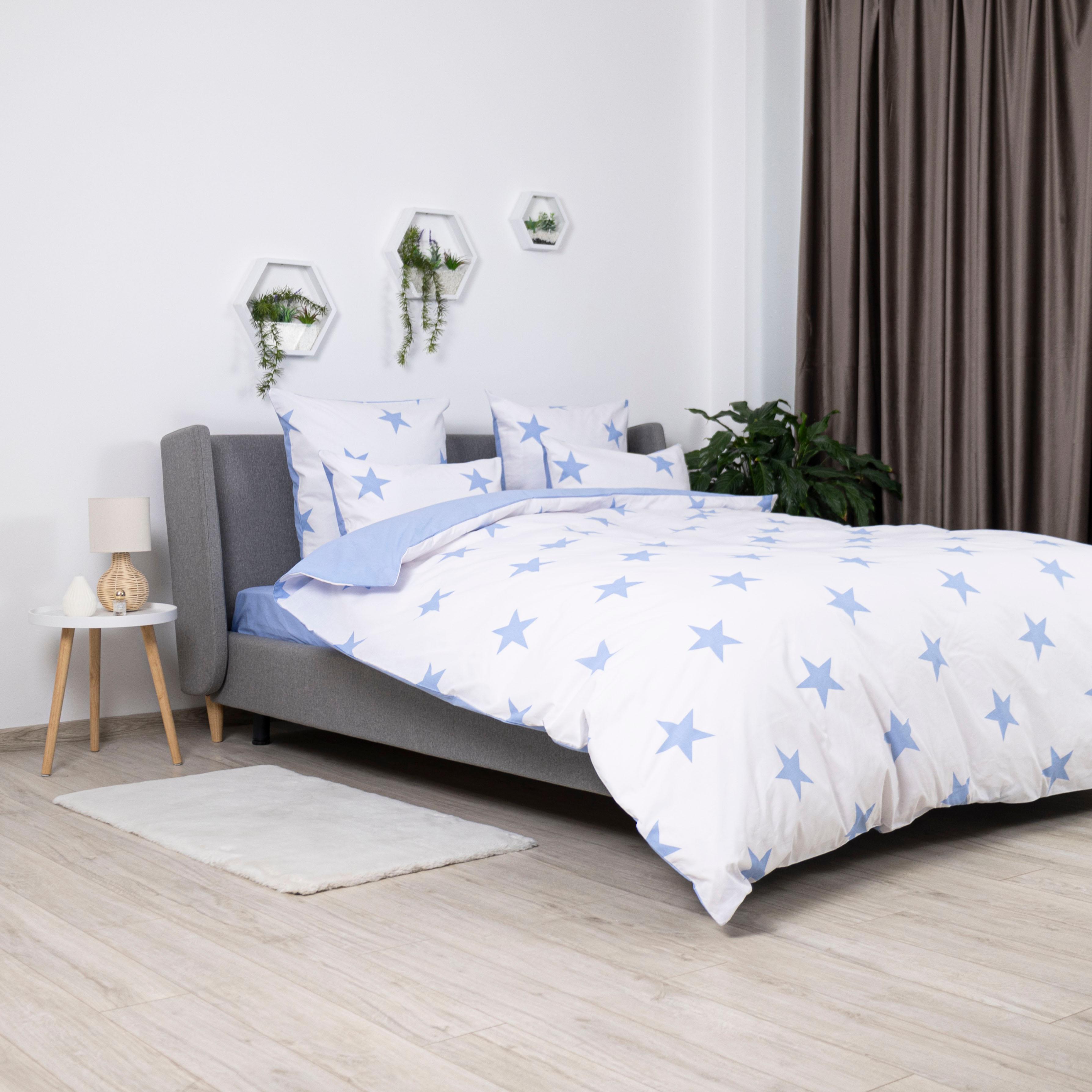 Постільна білизна ТЕП "Soft dreams" Morning Star Blue, 70x70, євро - Фото 4