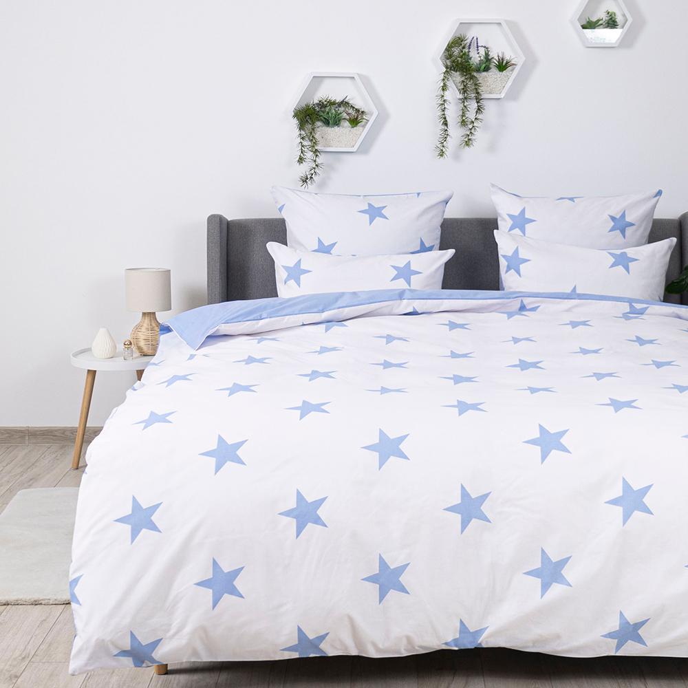 Постільна білизна ТЕП "Soft dreams" Morning Star Blue, 70x70, євро - Фото 6