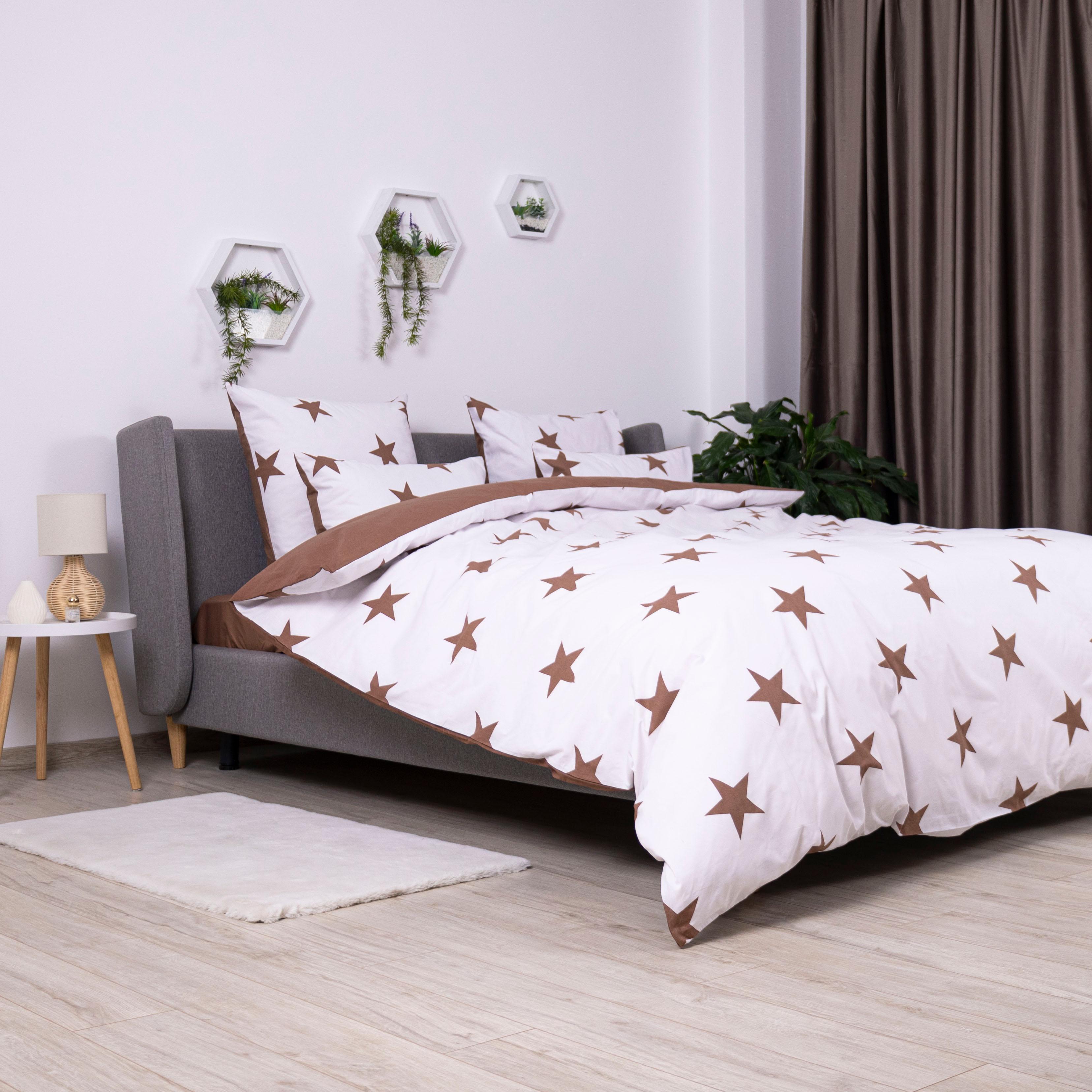Постільна білизна ТЕП "Soft dreams" Morning Star Cappuccino, 70x70, полуторна - Фото 4