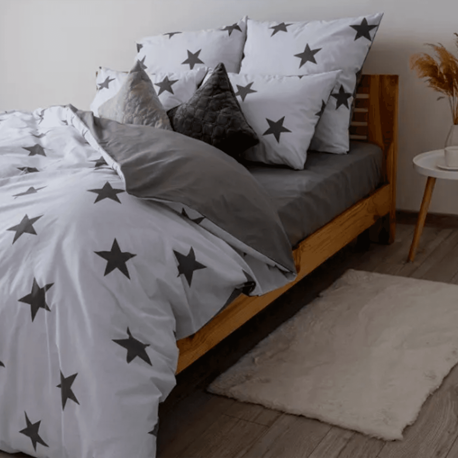 Постільна білизна ТЕП "Soft dreams" Morning Star Grey, 70x70, двоспальна - Фото 2