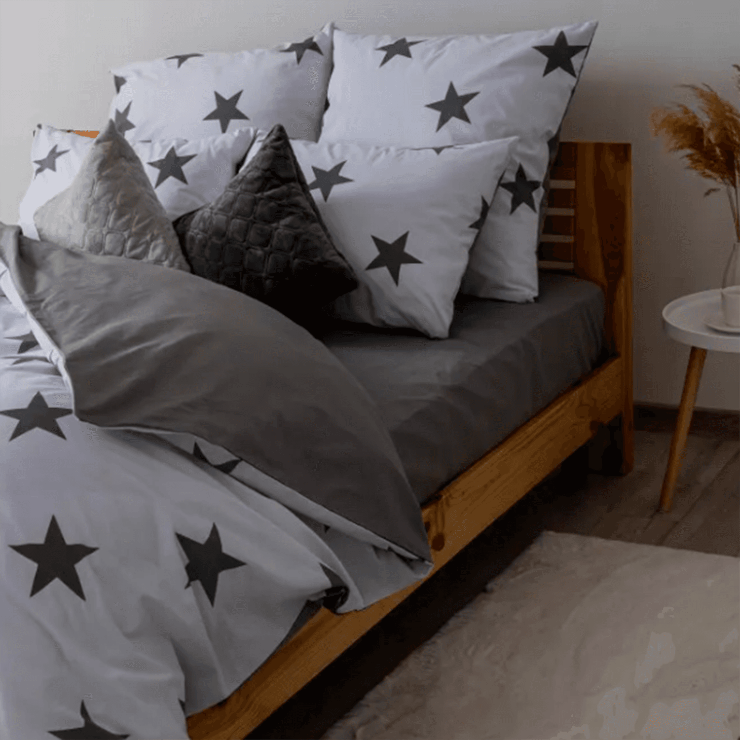 Постільна білизна ТЕП "Soft dreams" Morning Star Grey, 70x70, двоспальна - Фото 4