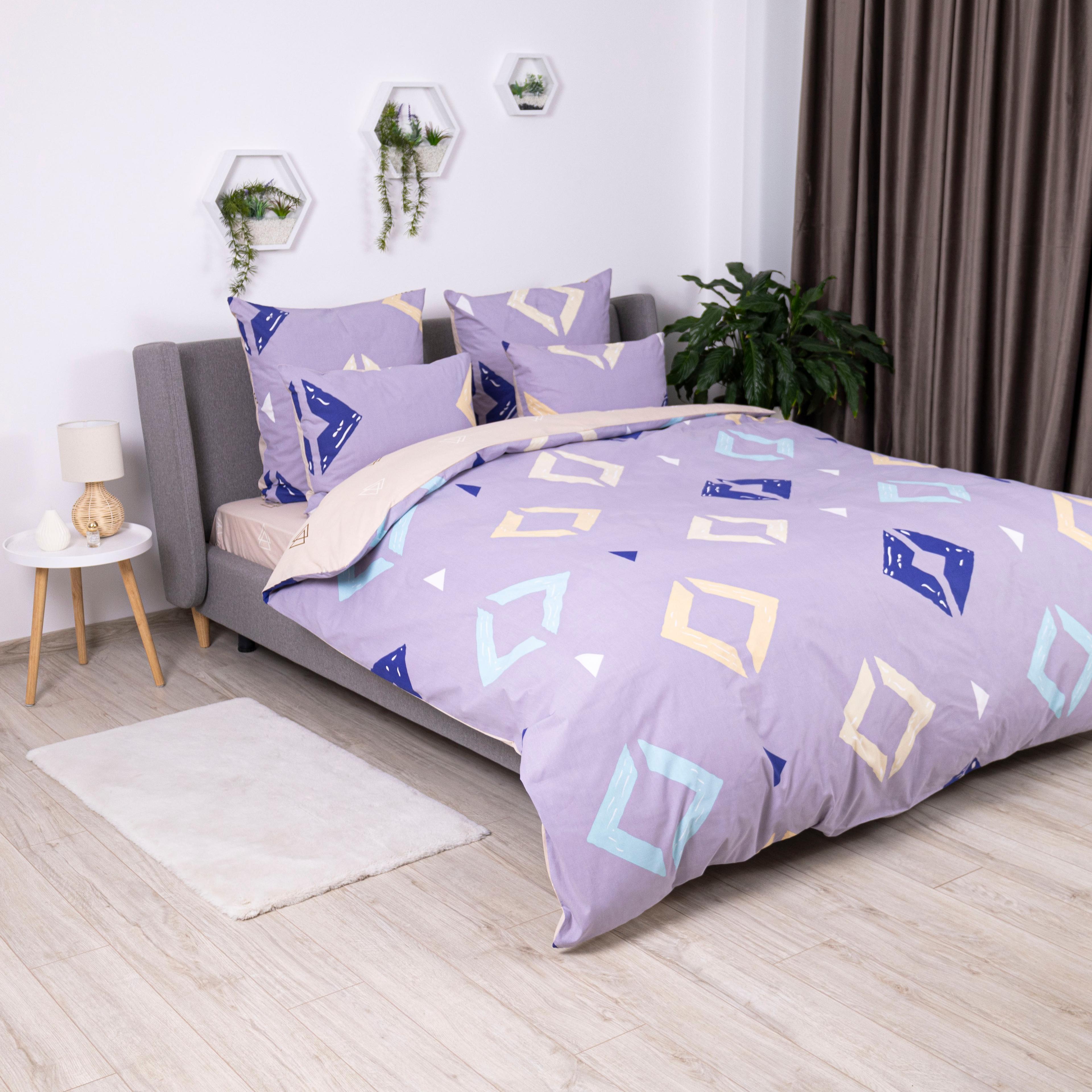 Постільна білизна ТЕП "Soft dreams" Rhombus, 70x70, полуторна - Фото 3