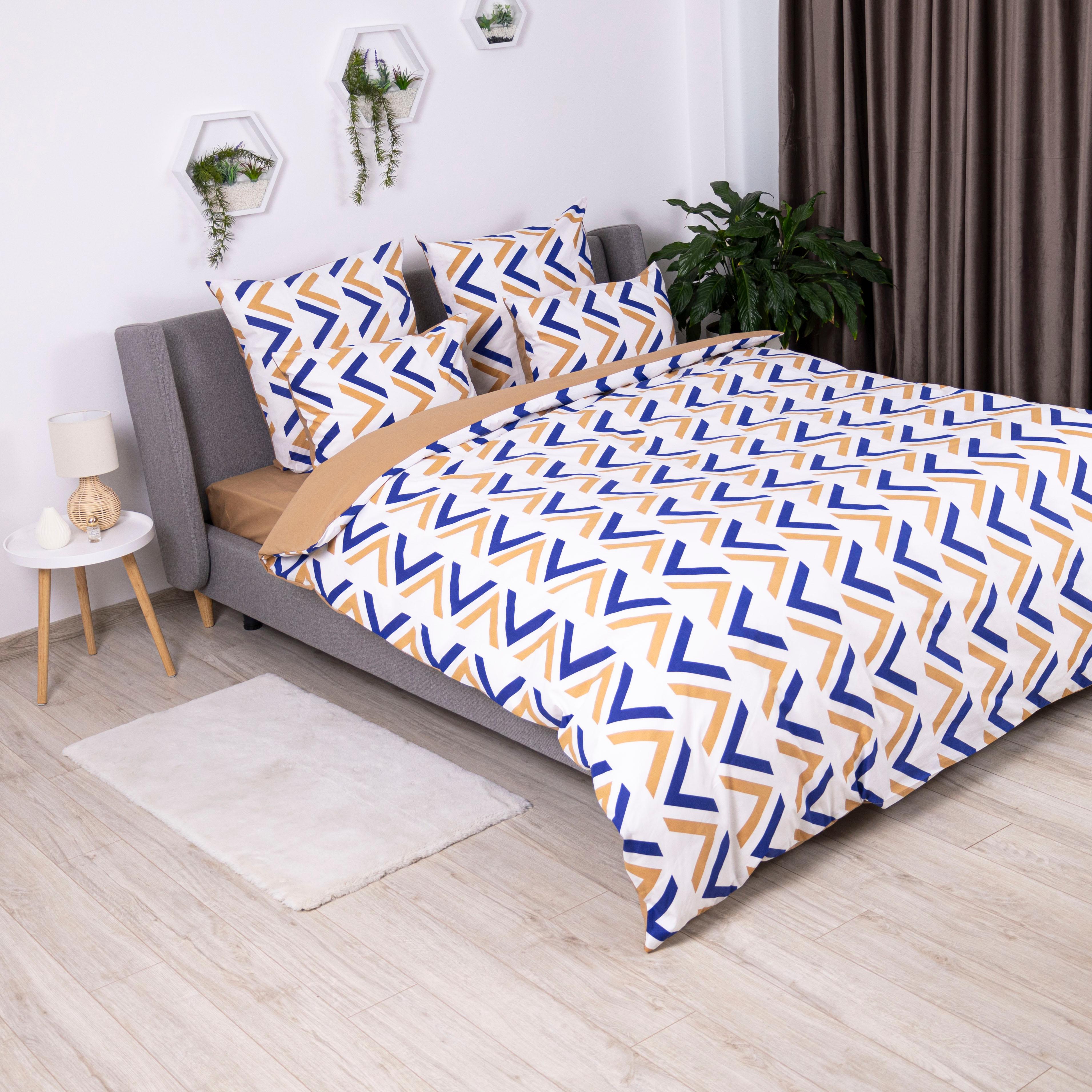 Bedding Set TEP "Soft dreams" Geometry Pasion, 70x70, one and a half - Photo 3