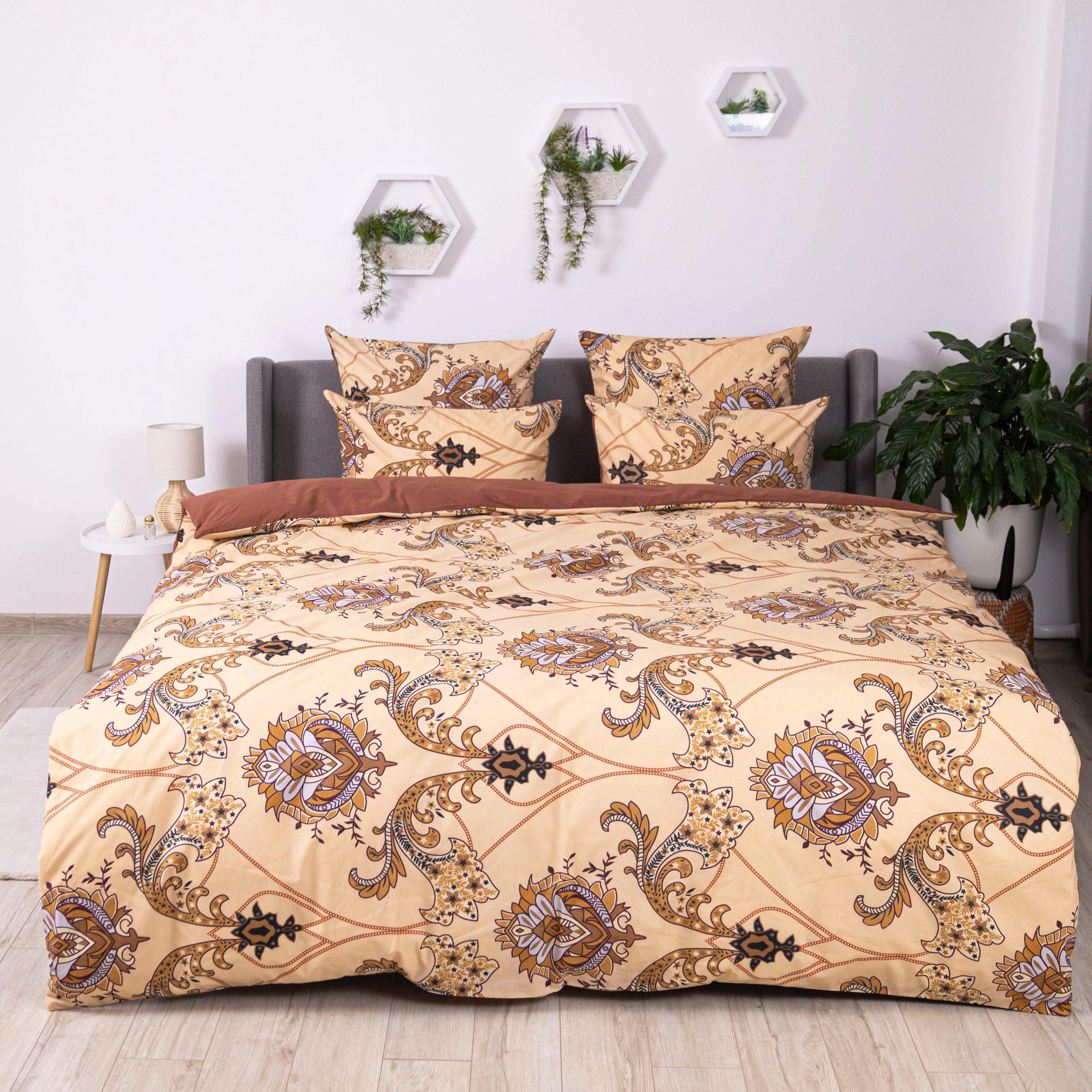 Постільна білизна ТЕП "Soft dreams" Chocolate Fusion, 70x70, двоспальна - Фото 2