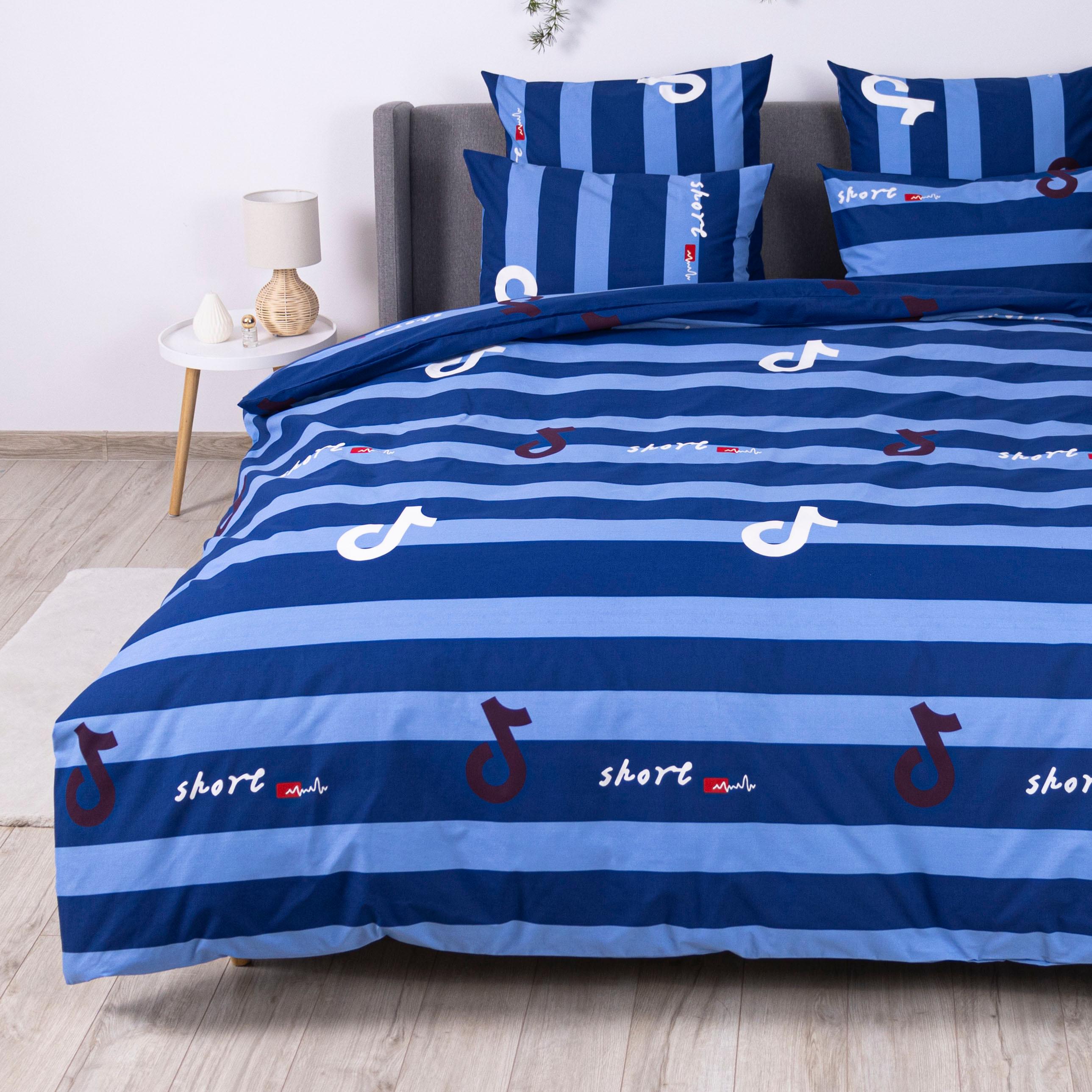 Bedding Set TEP "Soft dreams" Line Blue, 70x70, one and a half - Photo 6